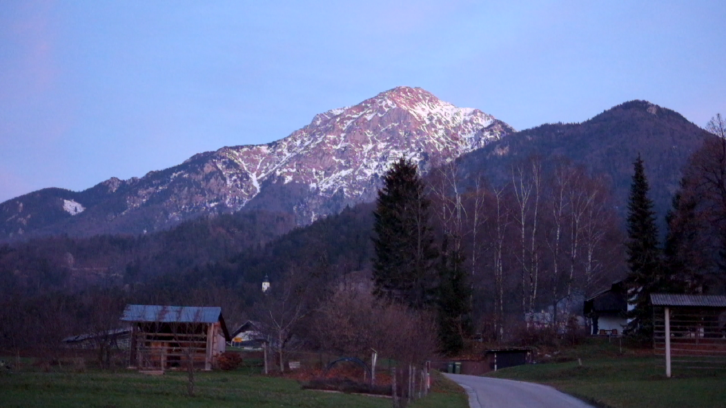 Driving to a small village called Mace, where the hiking trail to Storzic starts.