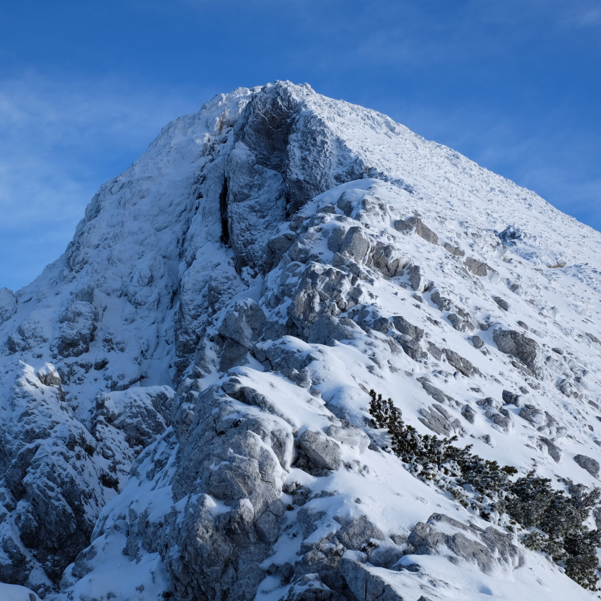 The great peak at its 2,060 meters or 6,760 feet.  