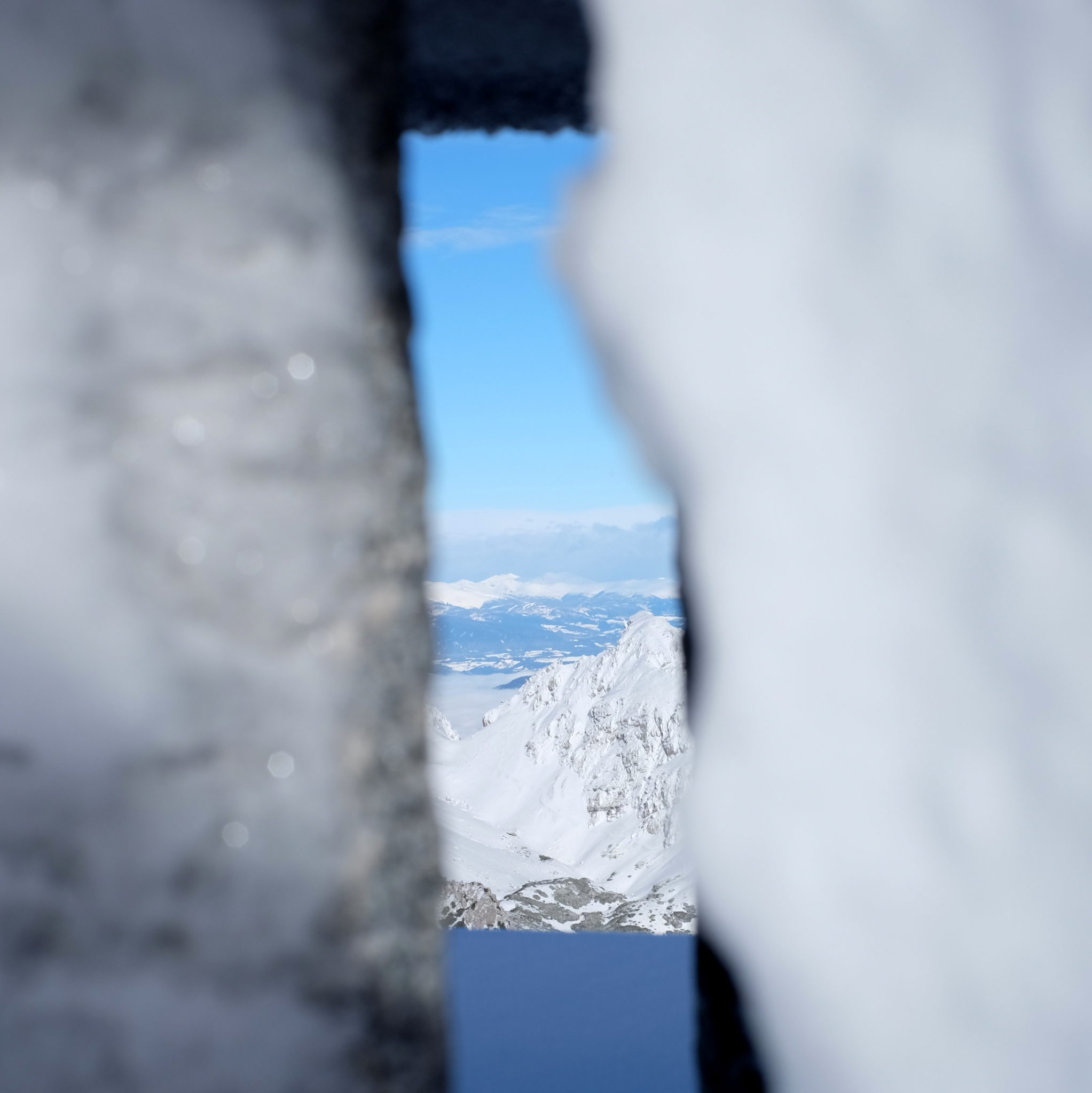 At the top of Mt. Begunjščica