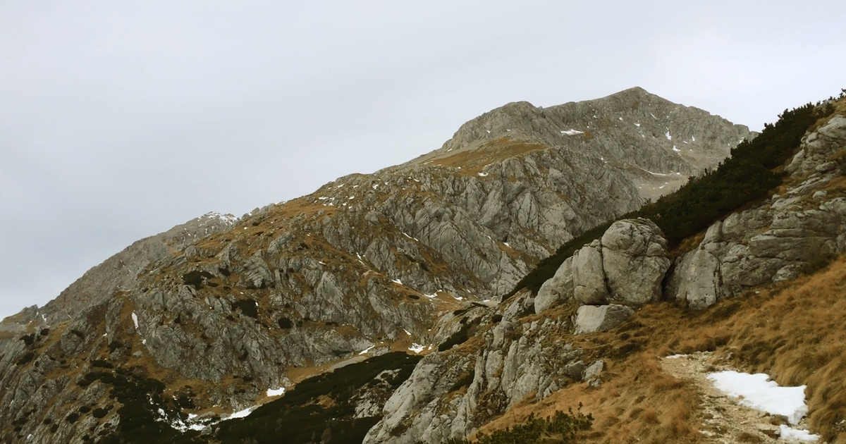 Another 2 hours to the highest mountain in the Kamnik-Savinja Alps, Grintovec, 8,382 Ft (2,558 m).