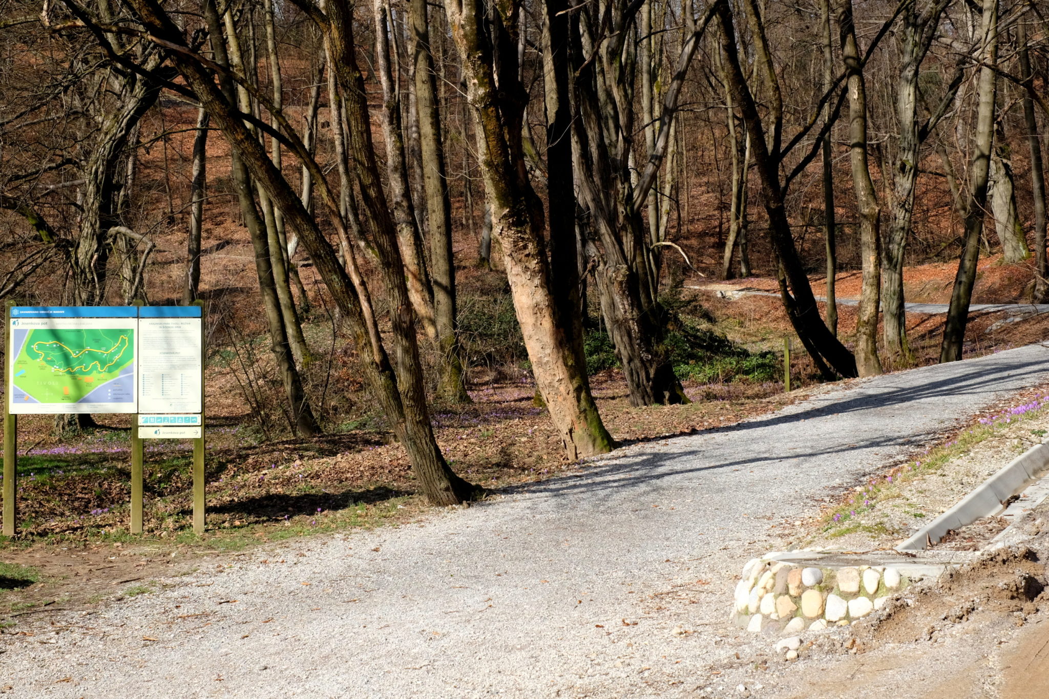 The trail to Rožnik is favored by all joggers, bikers and walkers. Photo by: Exploring Slovenia.