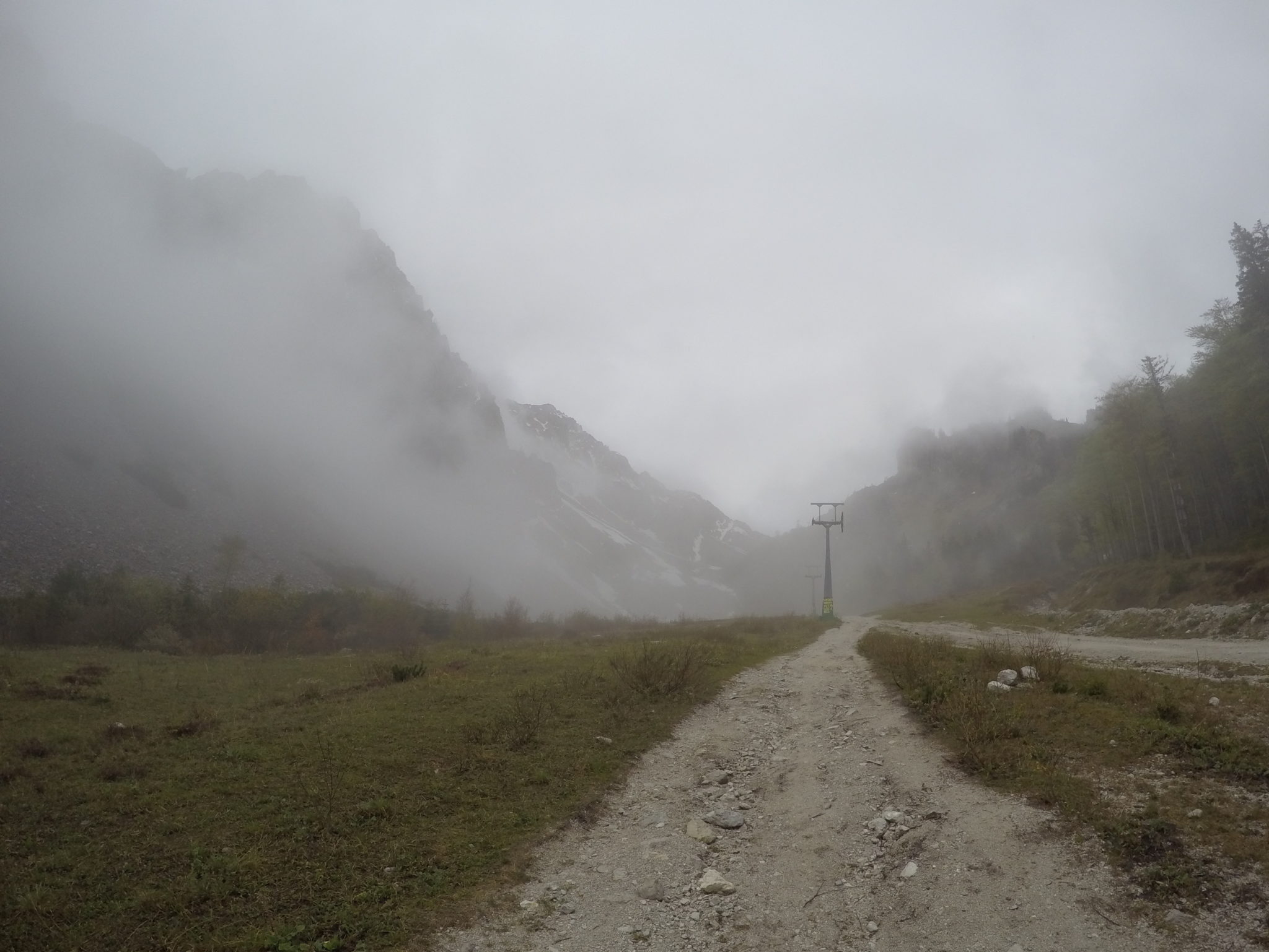 The trail towards Zelenica above Ljubelj