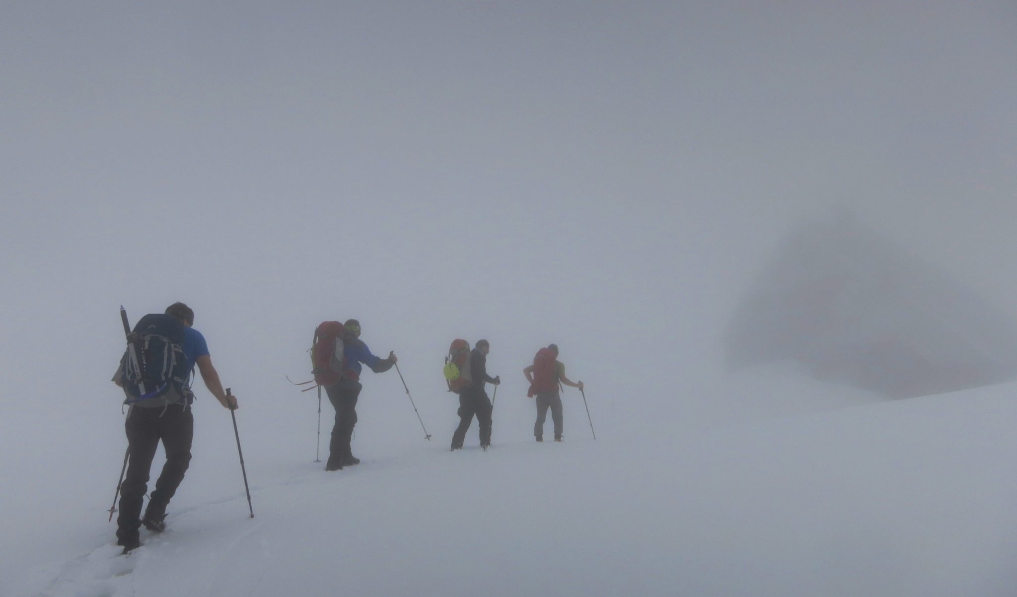 Ascending towards Kredarica and Triglav.