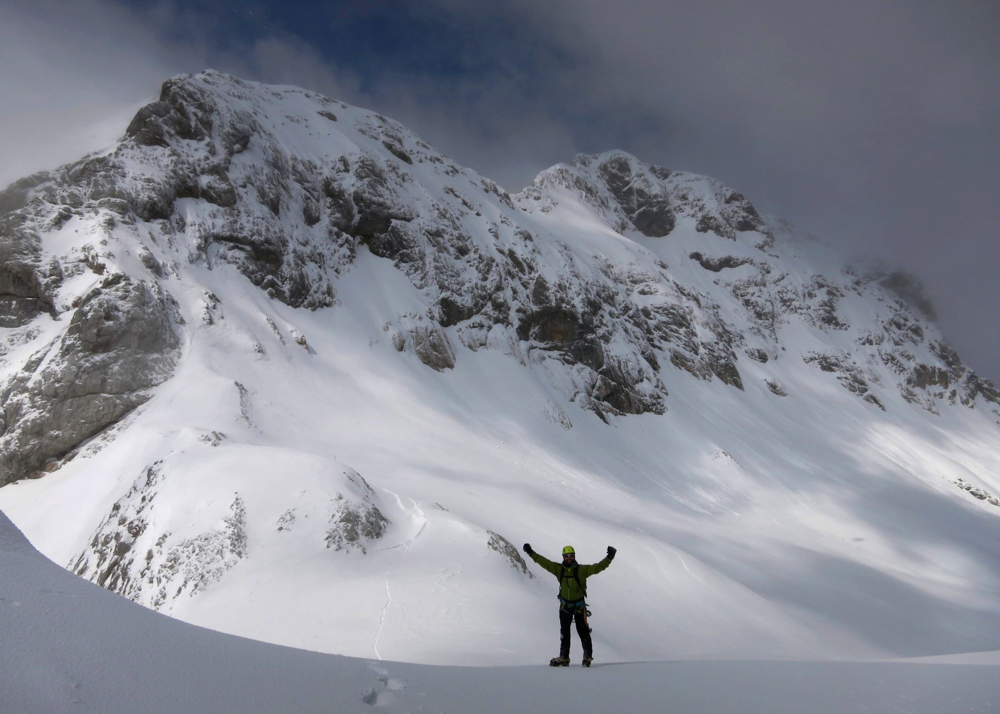 Even though we didn't make it to the top of Triglav, we felt like winners.