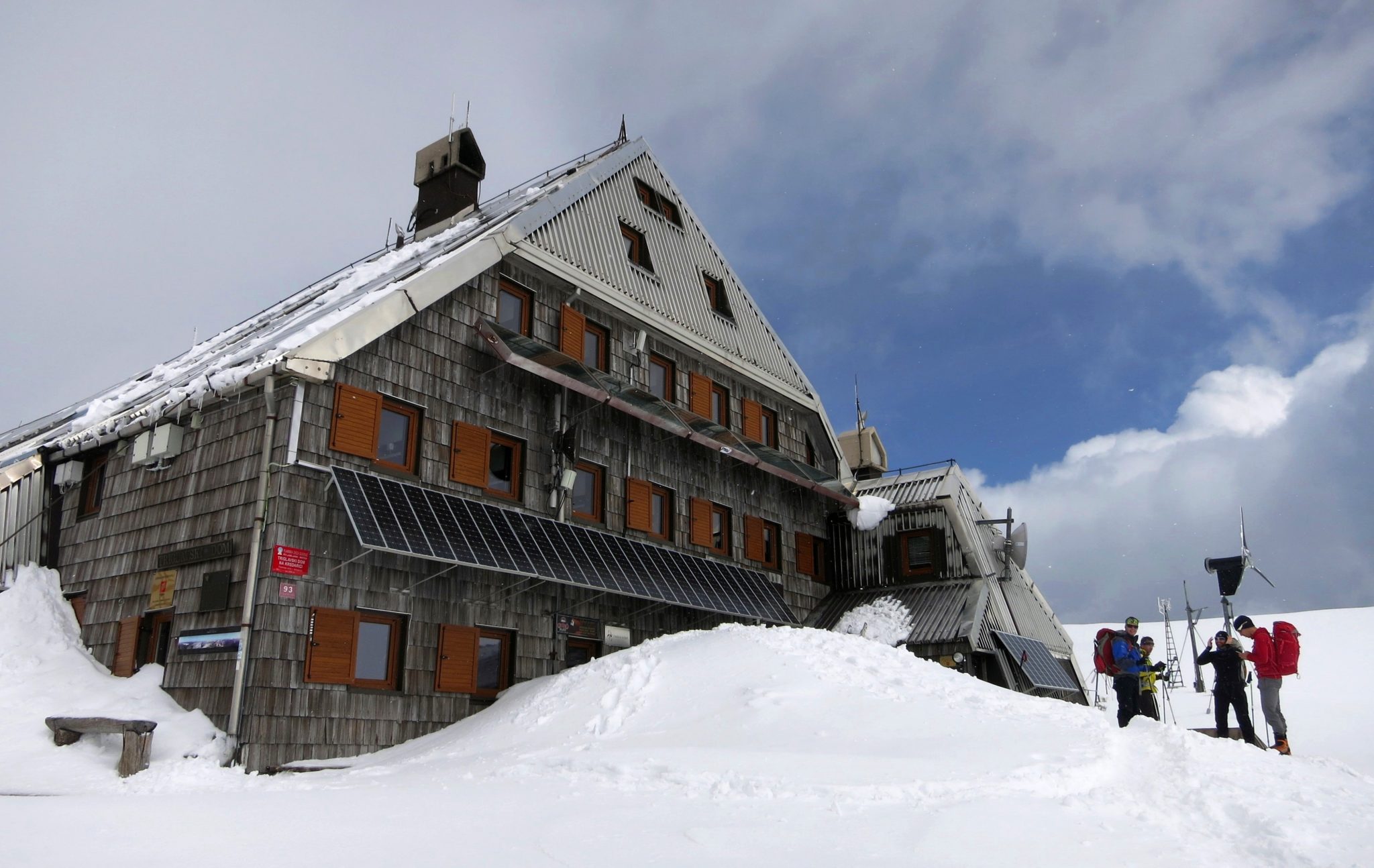 The Triglav Lodge at Kredarica.