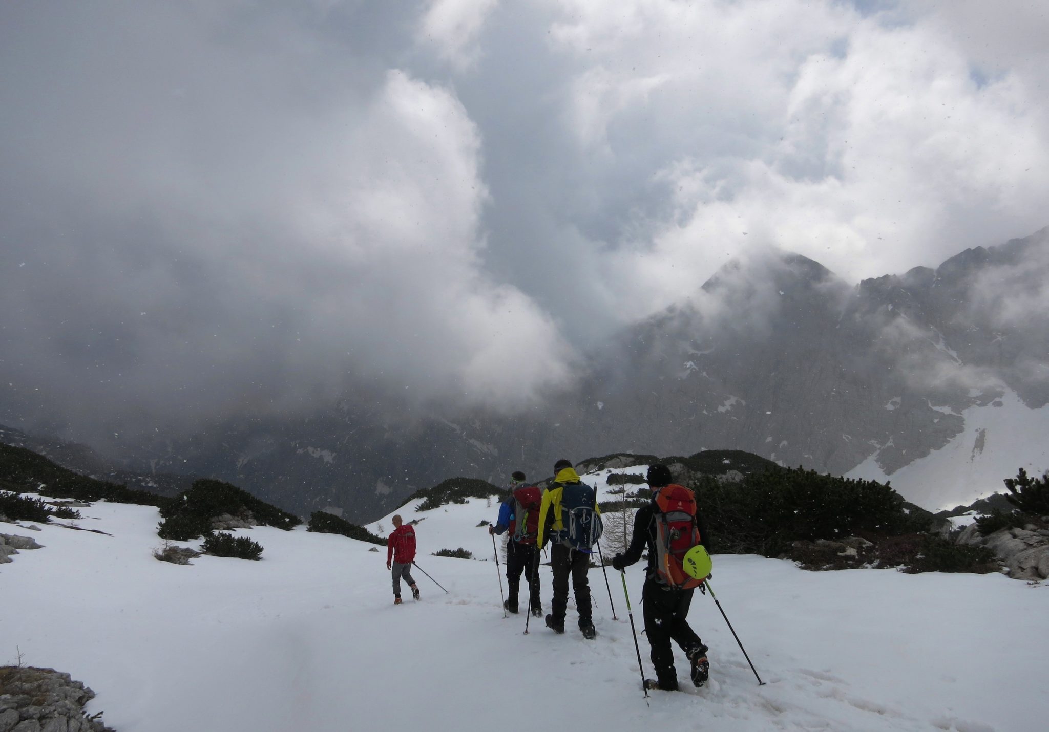 Going back down from Triglav to Krma.