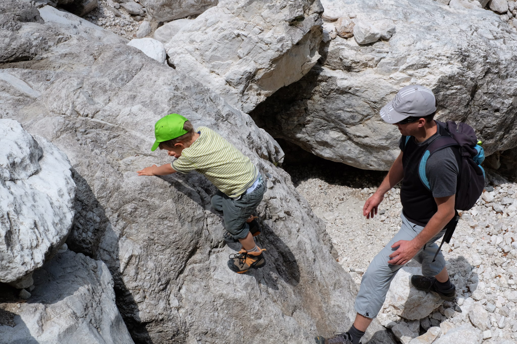 Going up the mountain torrent Krvavec