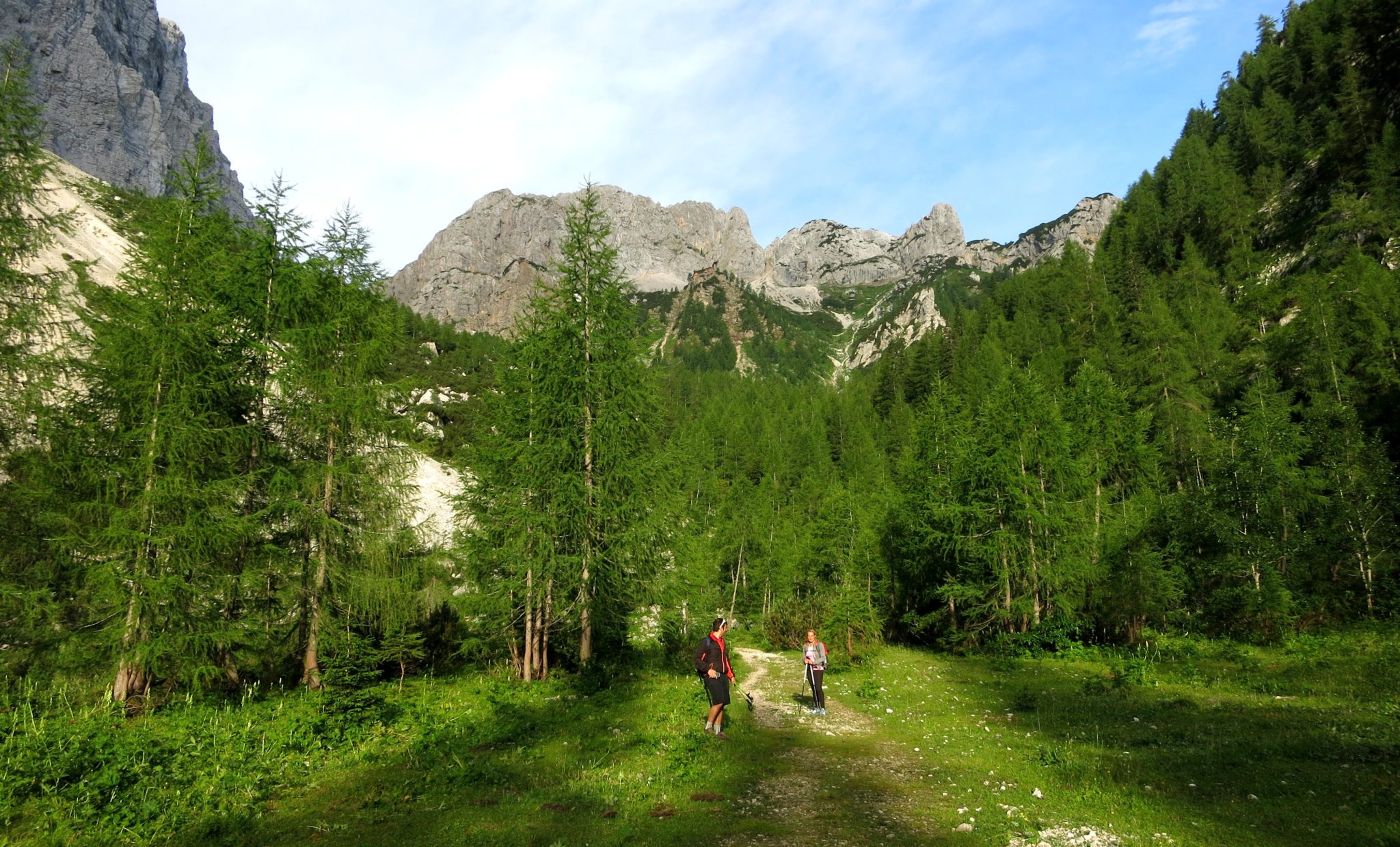 Climbing Triglav from the Krma valley