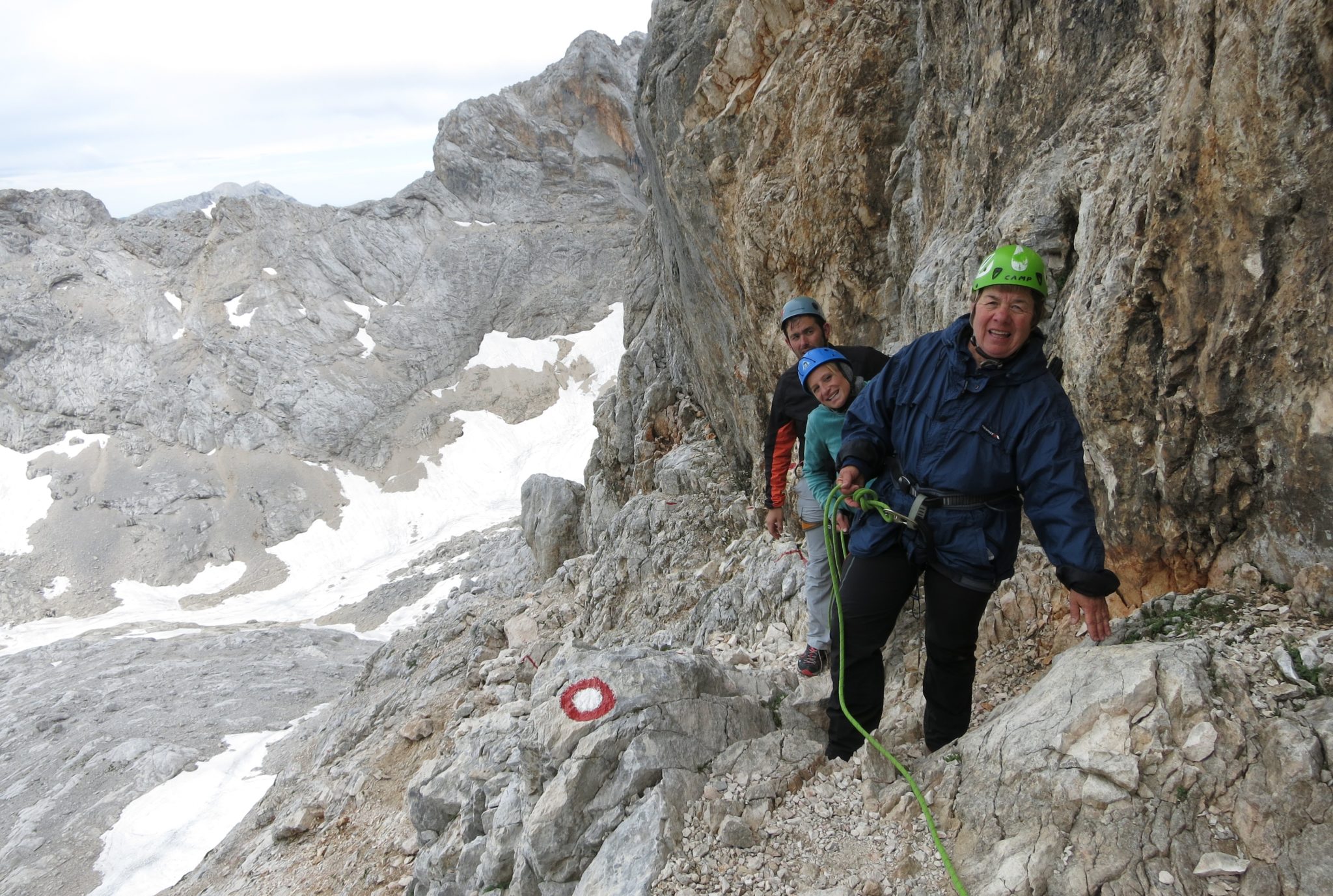 Climbing Triglav from the Planika mountain hut