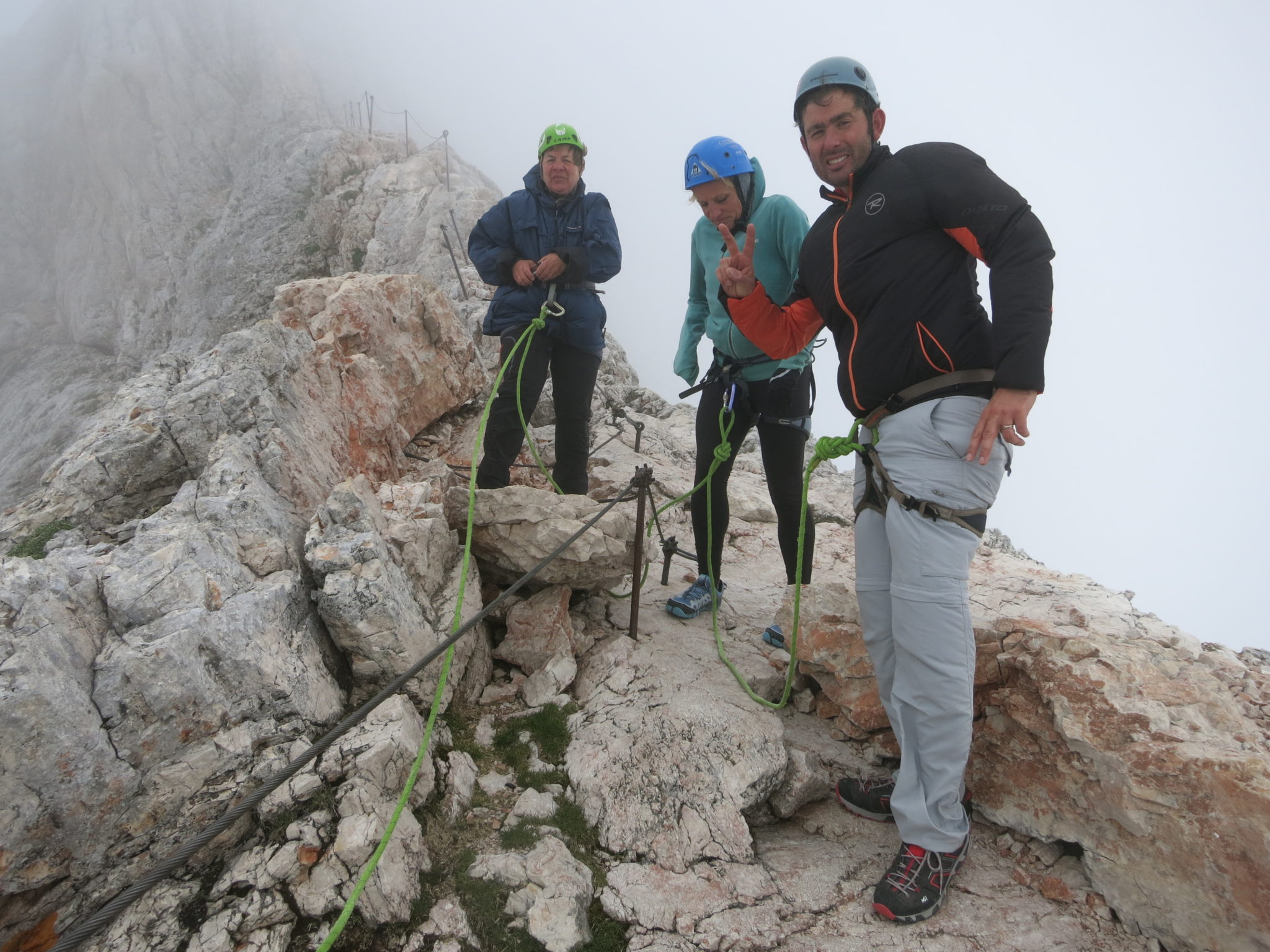 At the top of Mali Triglav