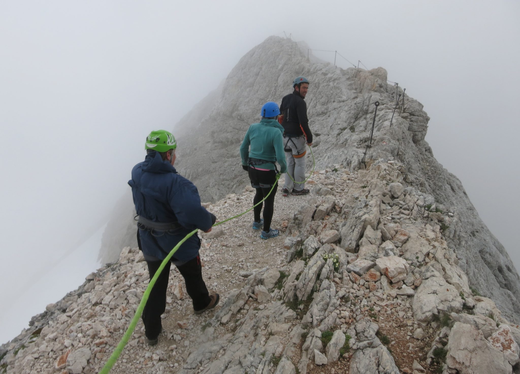 At the top of Mali Triglav