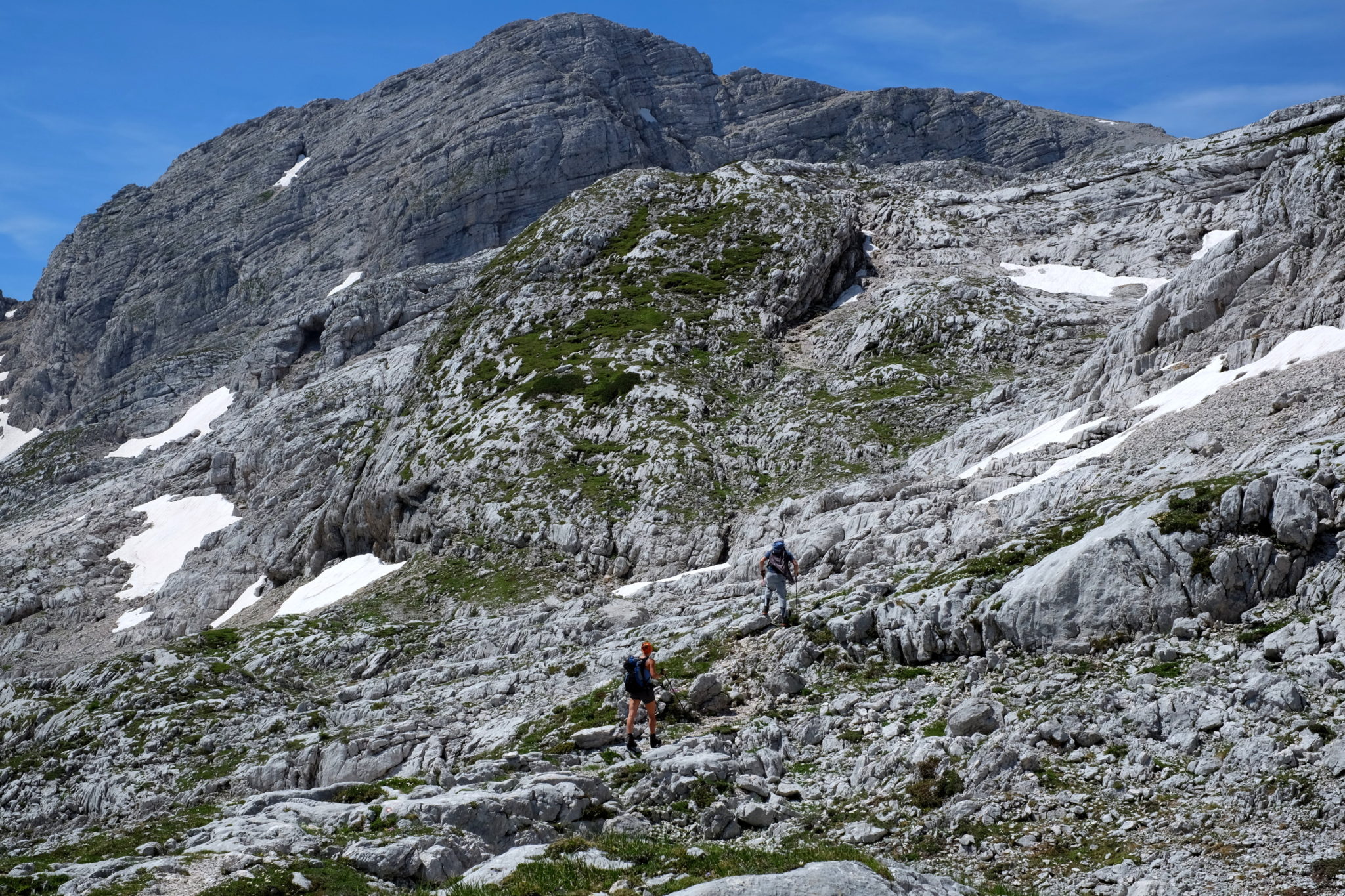 Headed towards Mt. Križ.