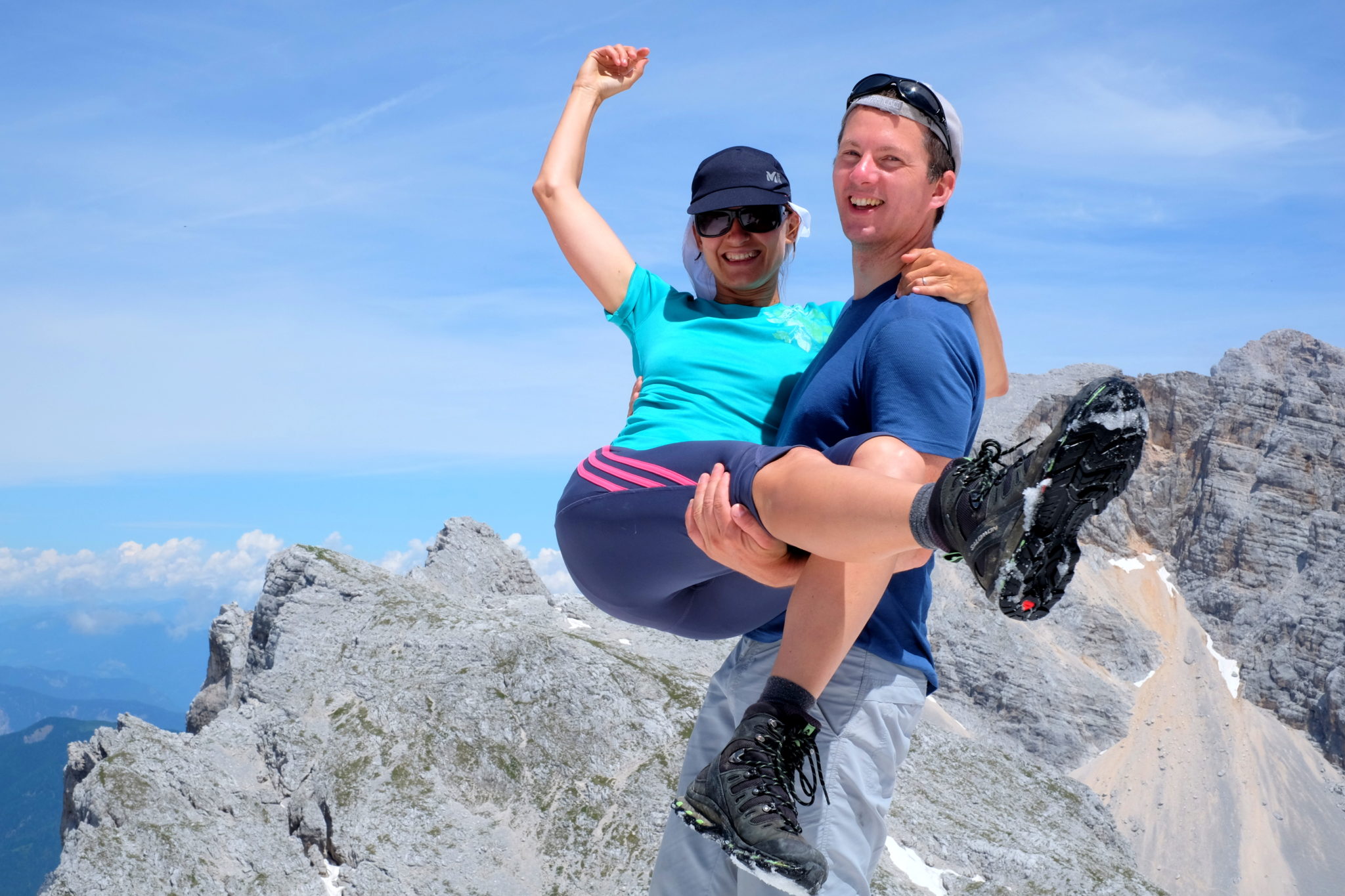 At the top of Mt. Križ.