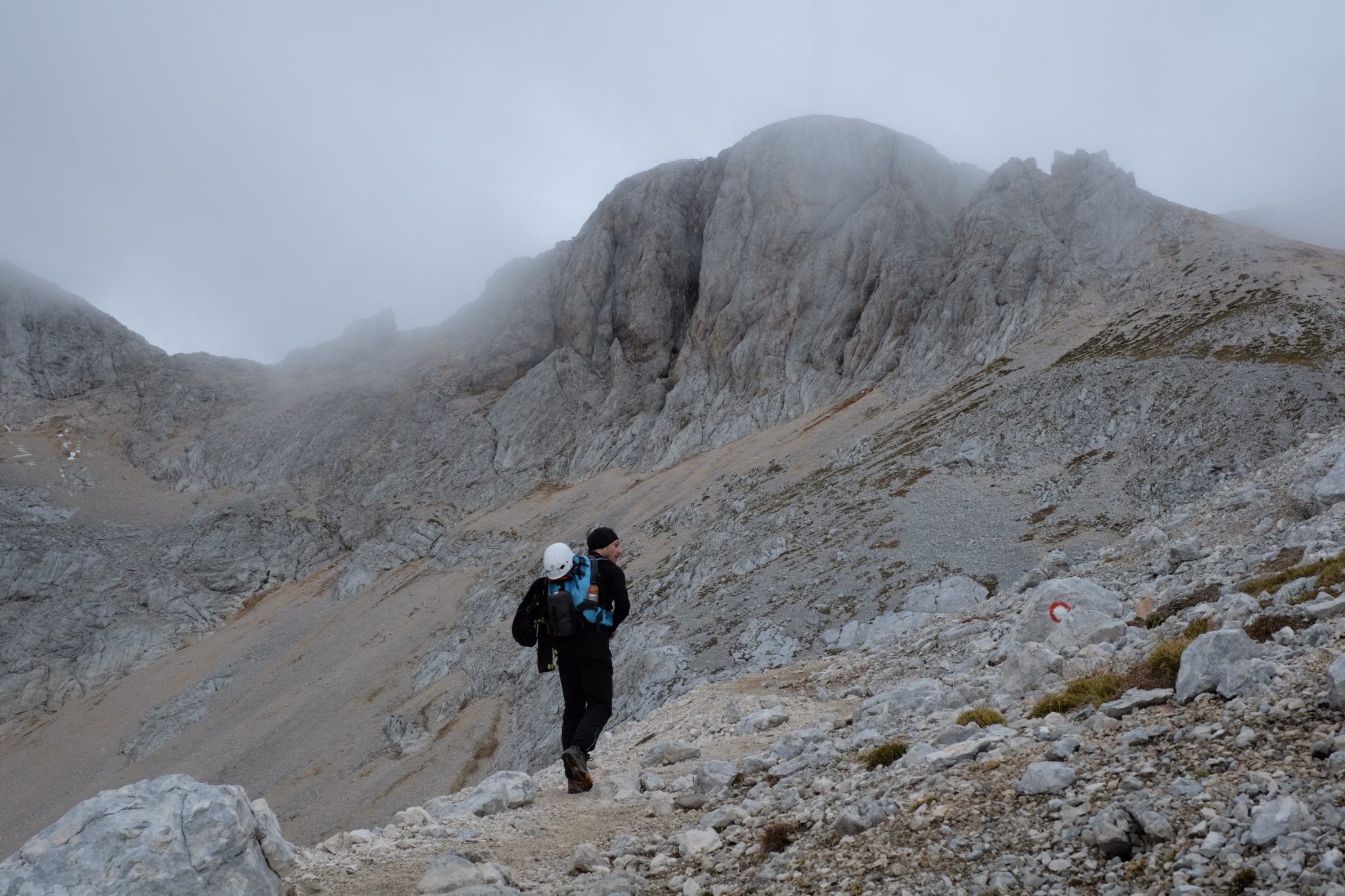 Ascending over Kalvarija to Kredarica. Photo by: Exploring Slovenia.