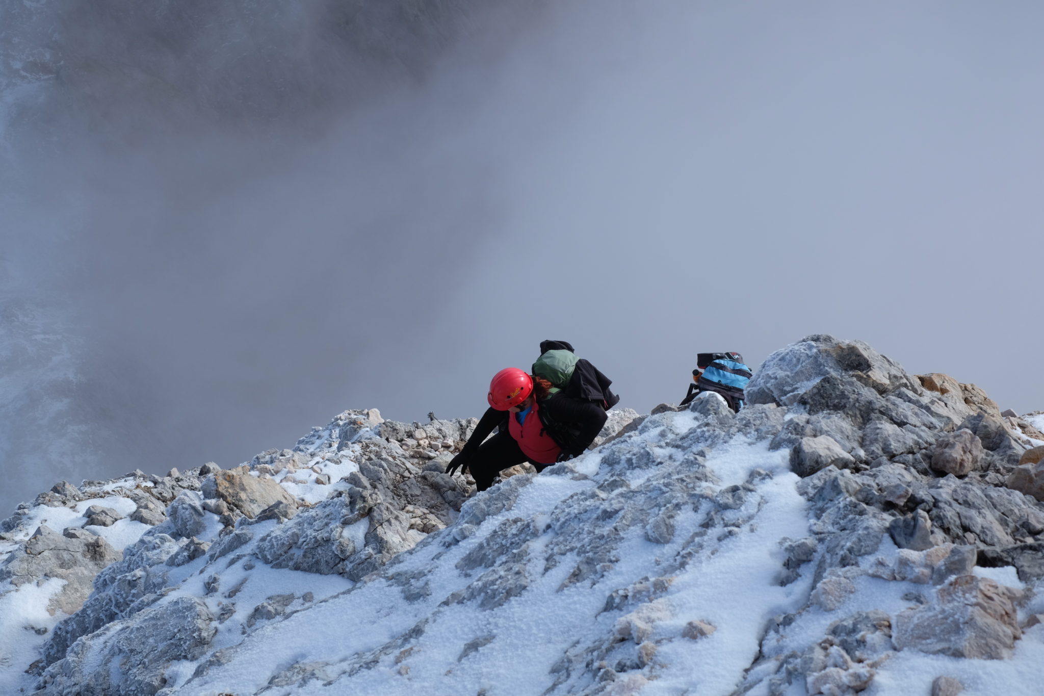 Ascending to Triglav