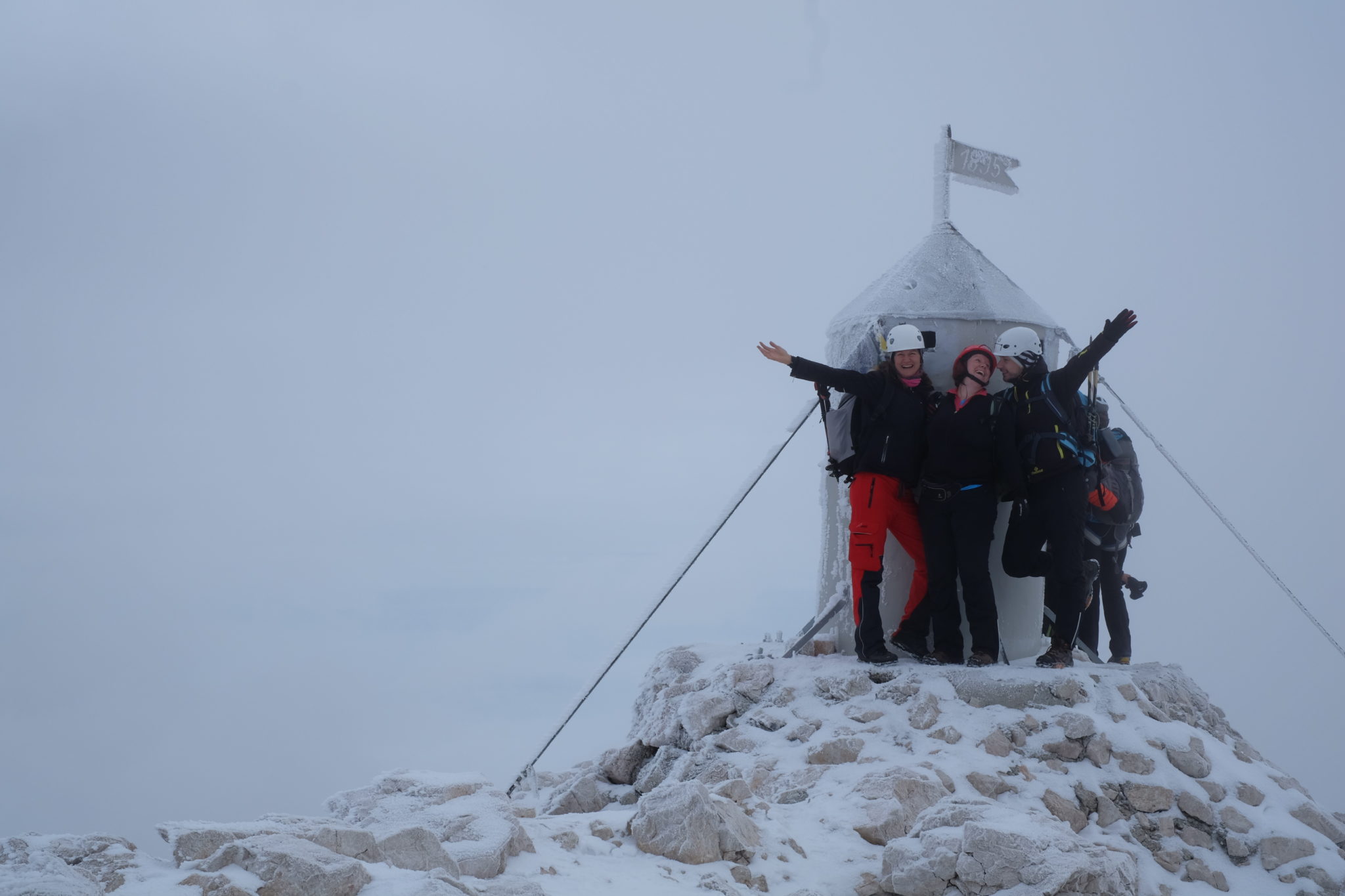 We made it! The highest point of Slovenia! 