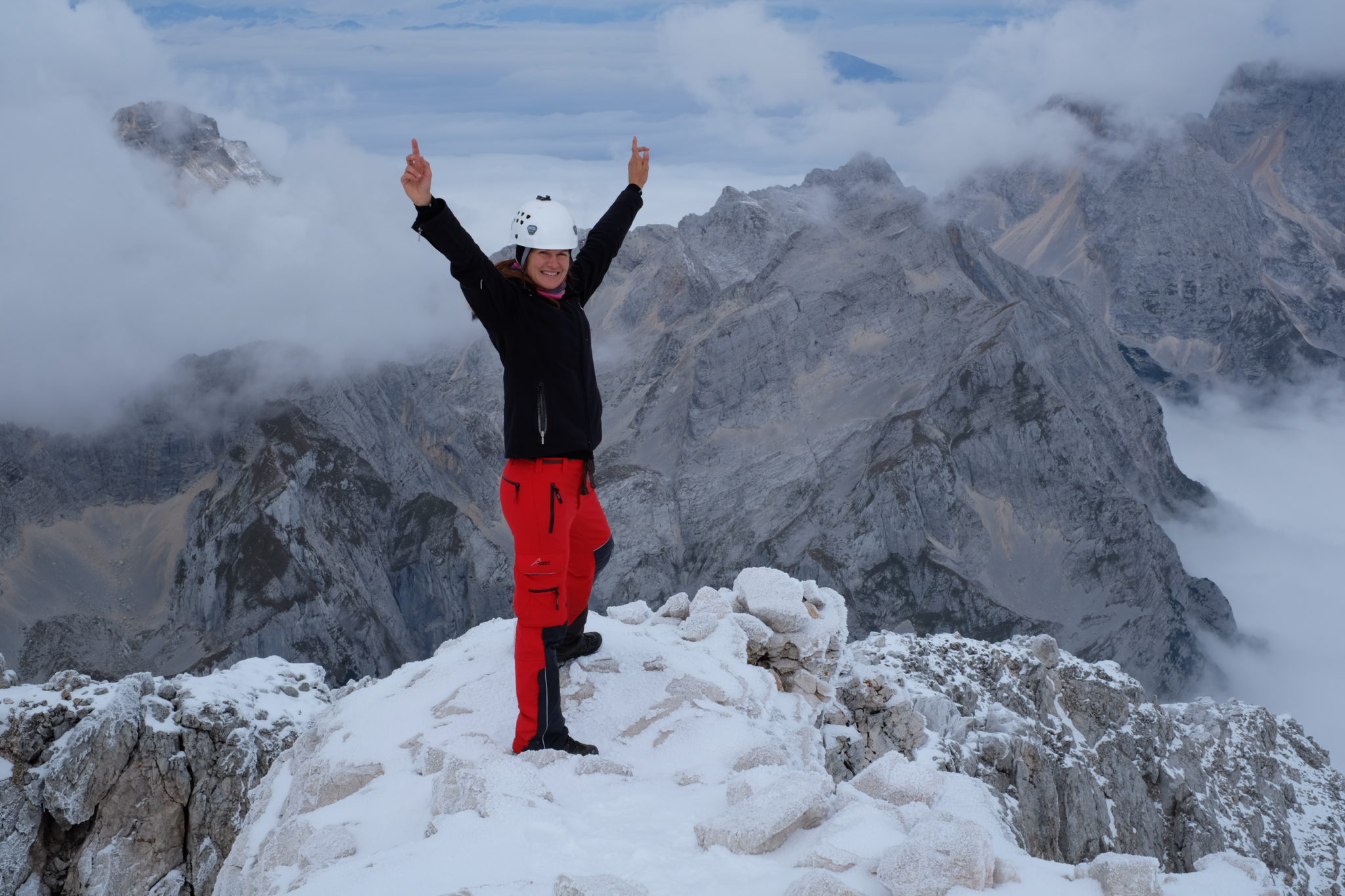 We made it! The highest point of Slovenia!