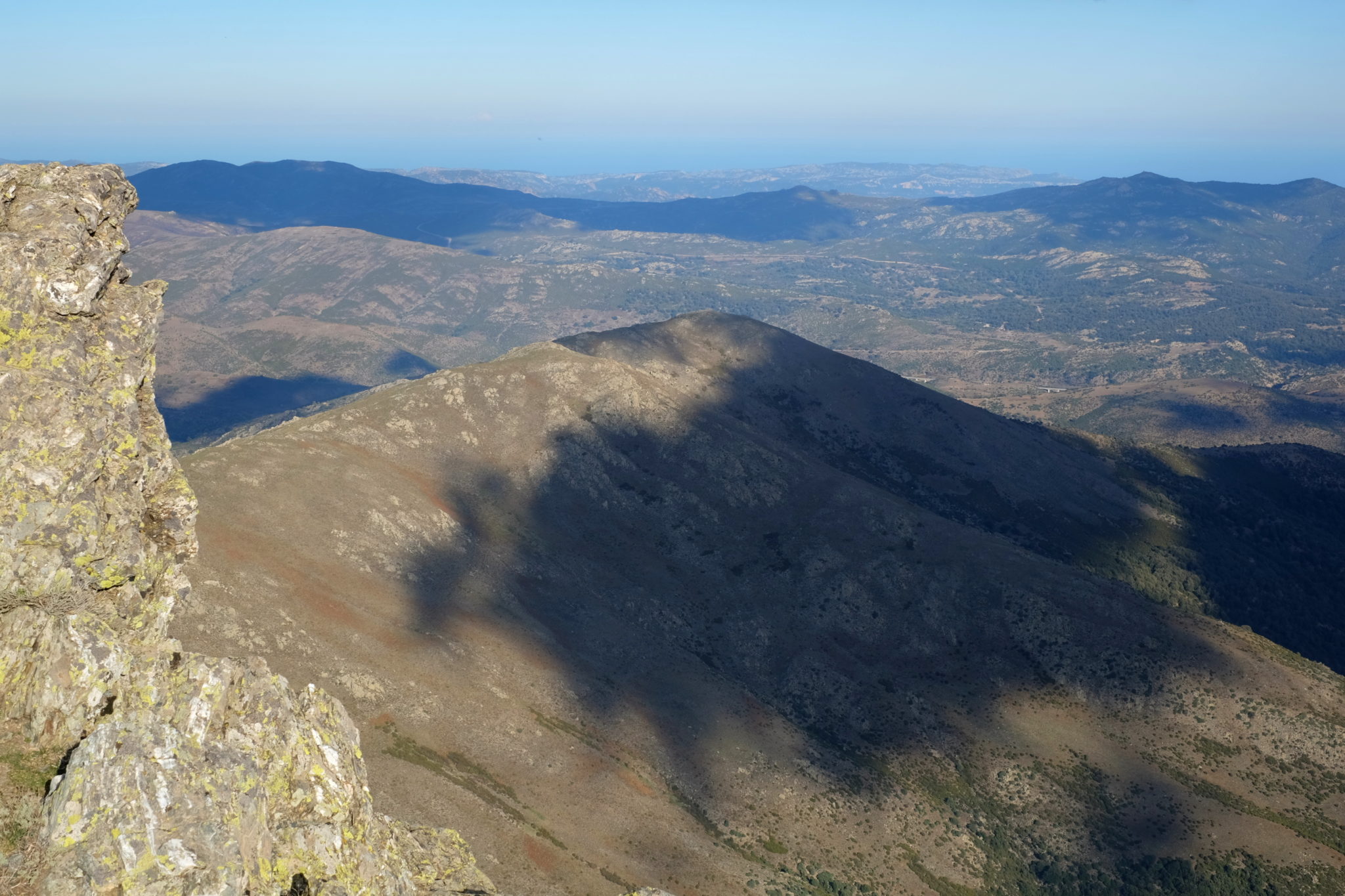 View from Punta La Marmora, the highest summit of Sardinia