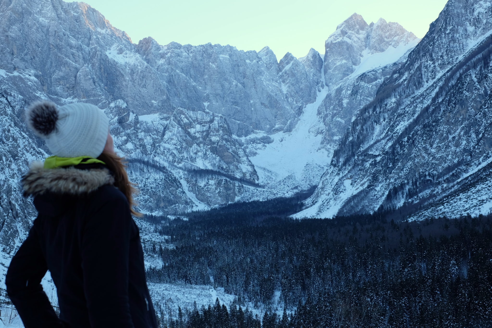 Found it! A perfect spot to shoot a time-lapse video of the sun rising above the so-called Slovenia’s King, Mt. Jalovec.