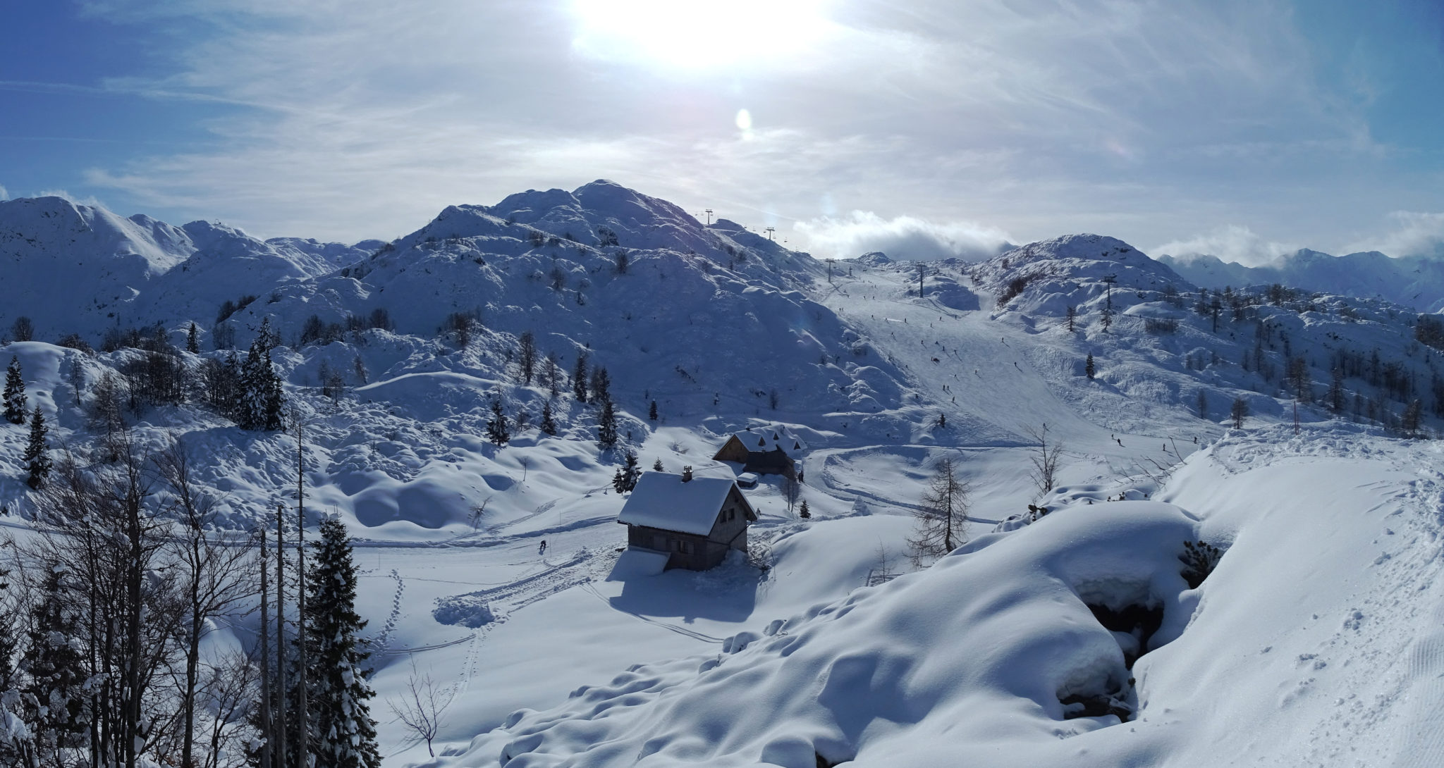 Vogel Ski Resort in winter