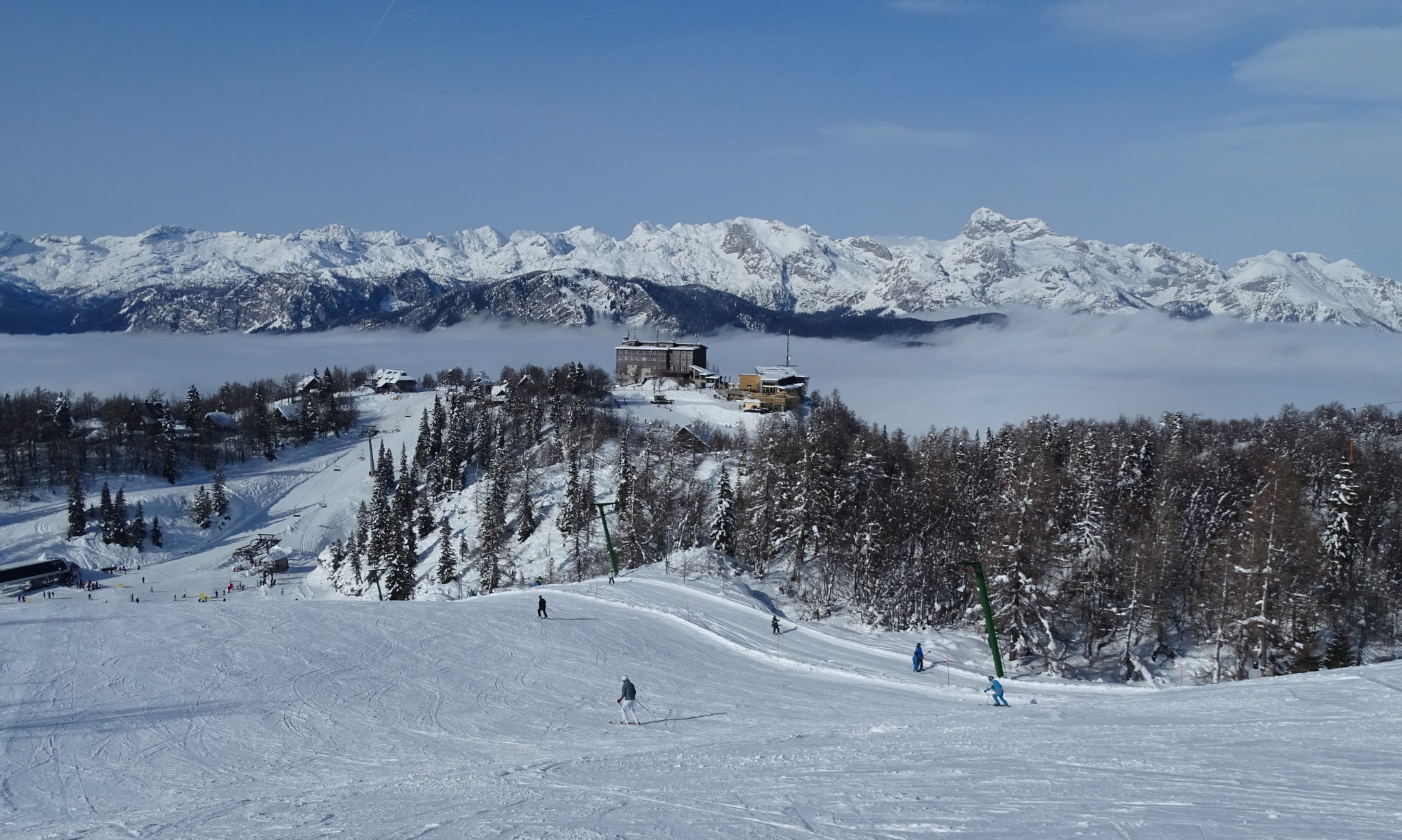 Vogel Ski Resort in winter