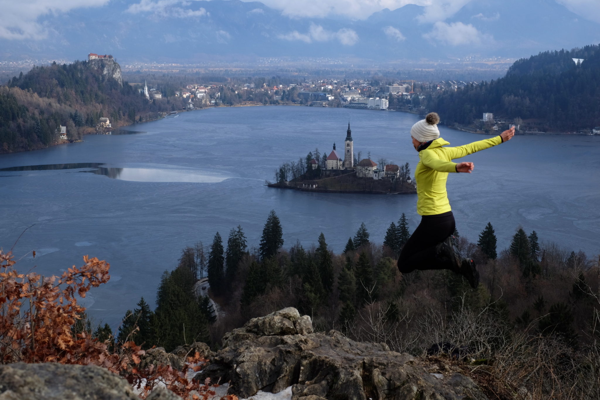Panoramic point in the Bled Lake, Slovenia