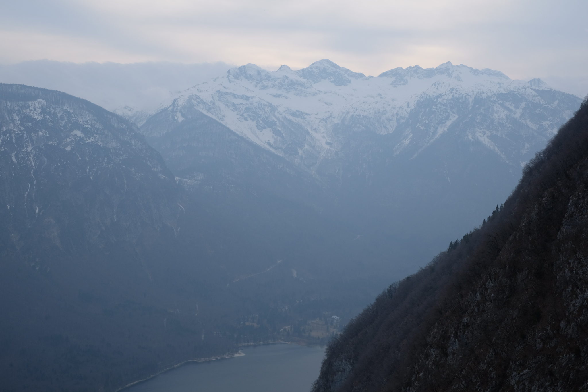 My top Instagram photo point over Lake Bohinj from Vogar. Slovenia