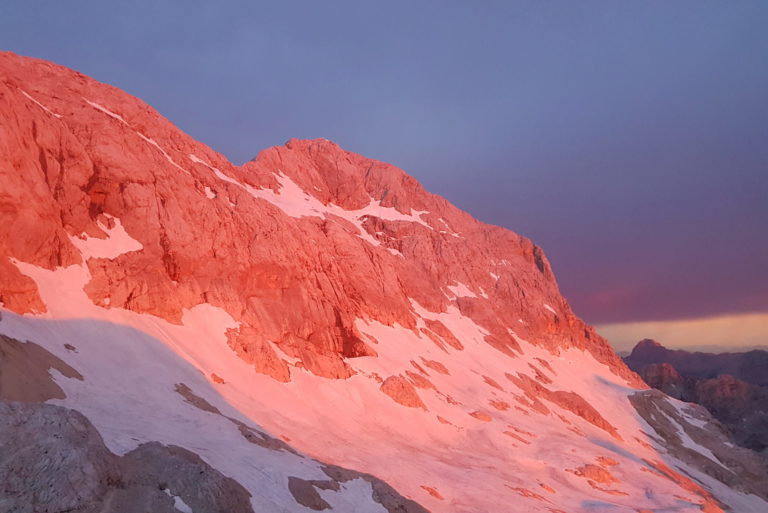 Triglav for sunrise