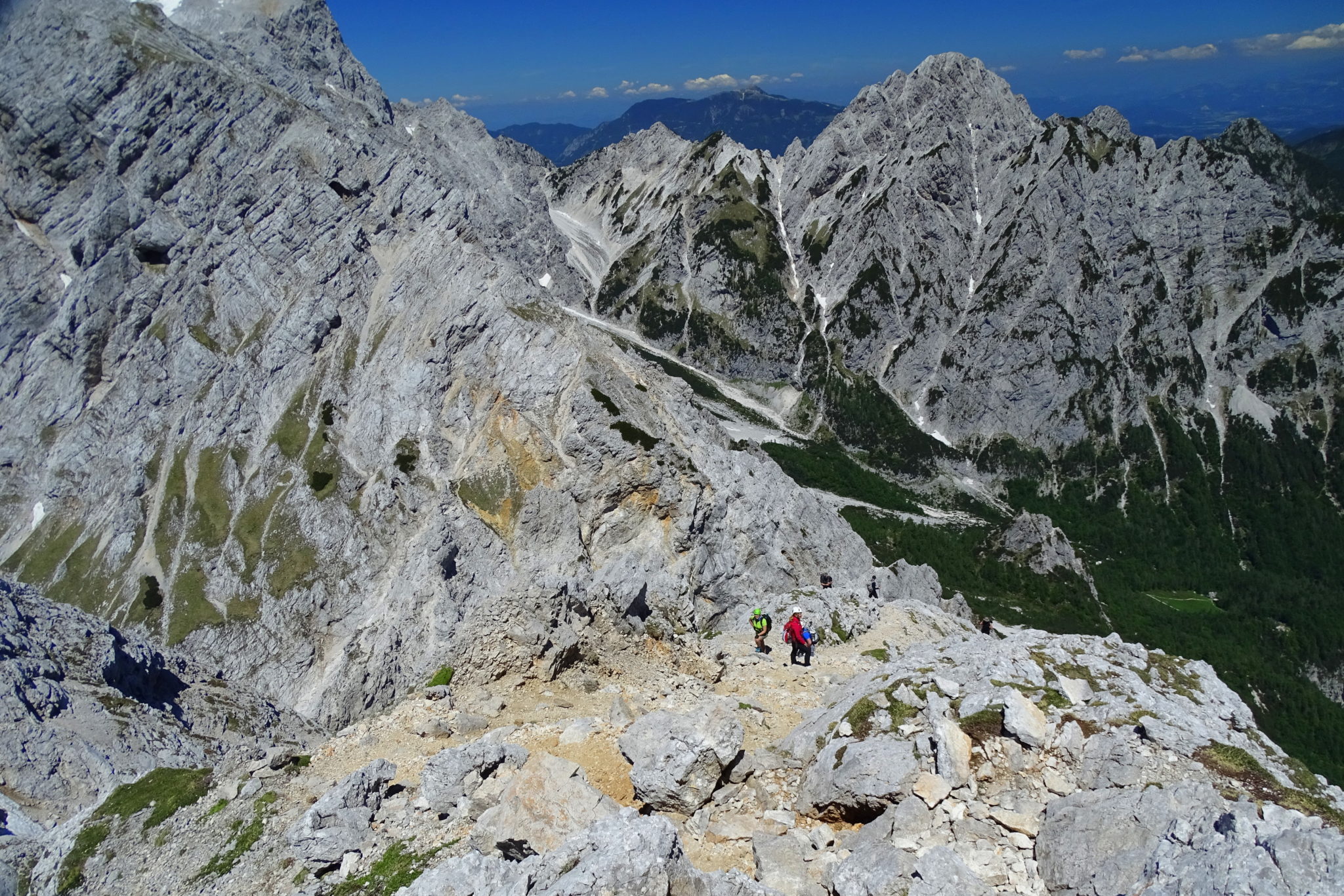 Climbing Slovenian mountains