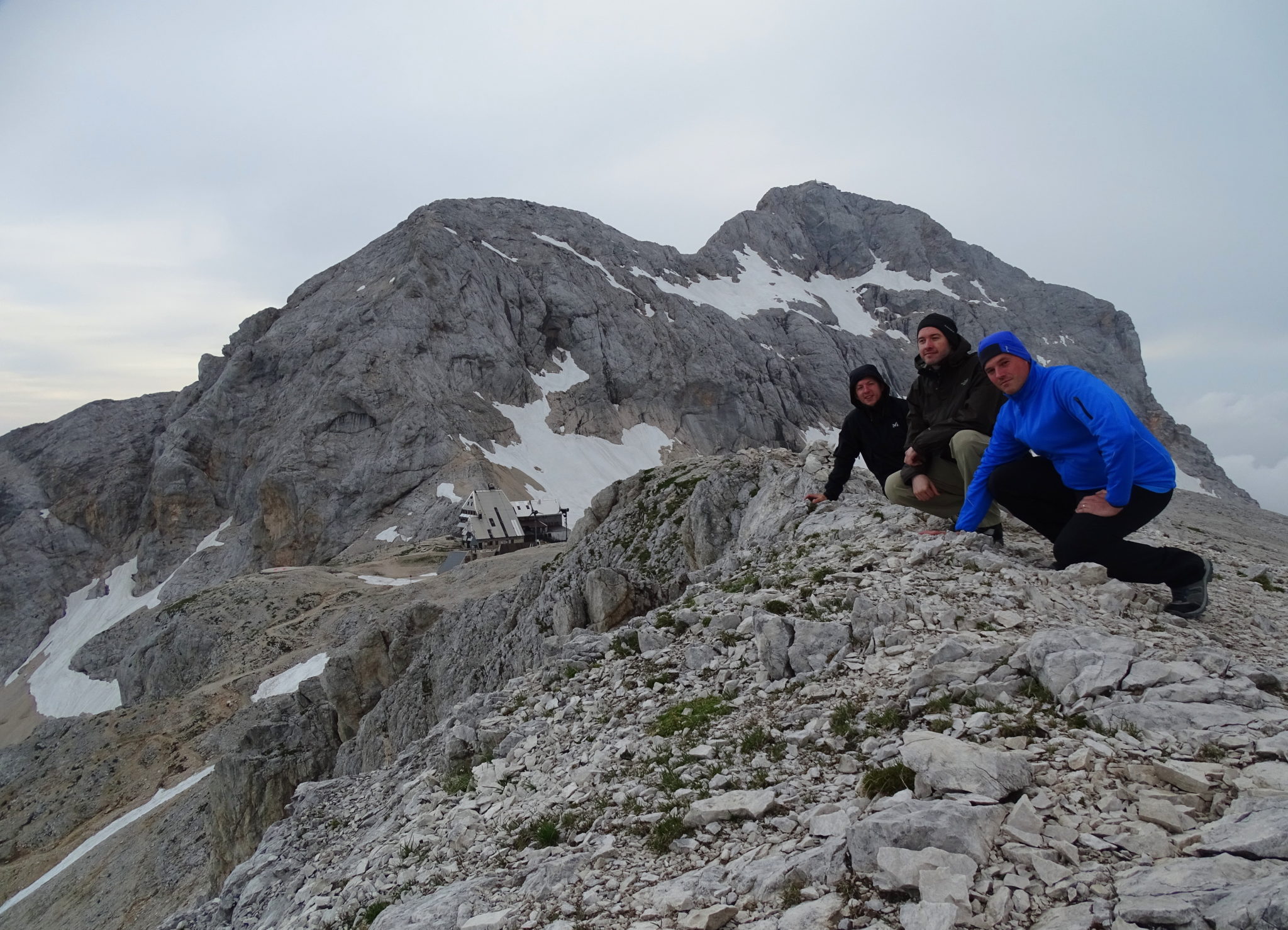 Hikers on Kredarica