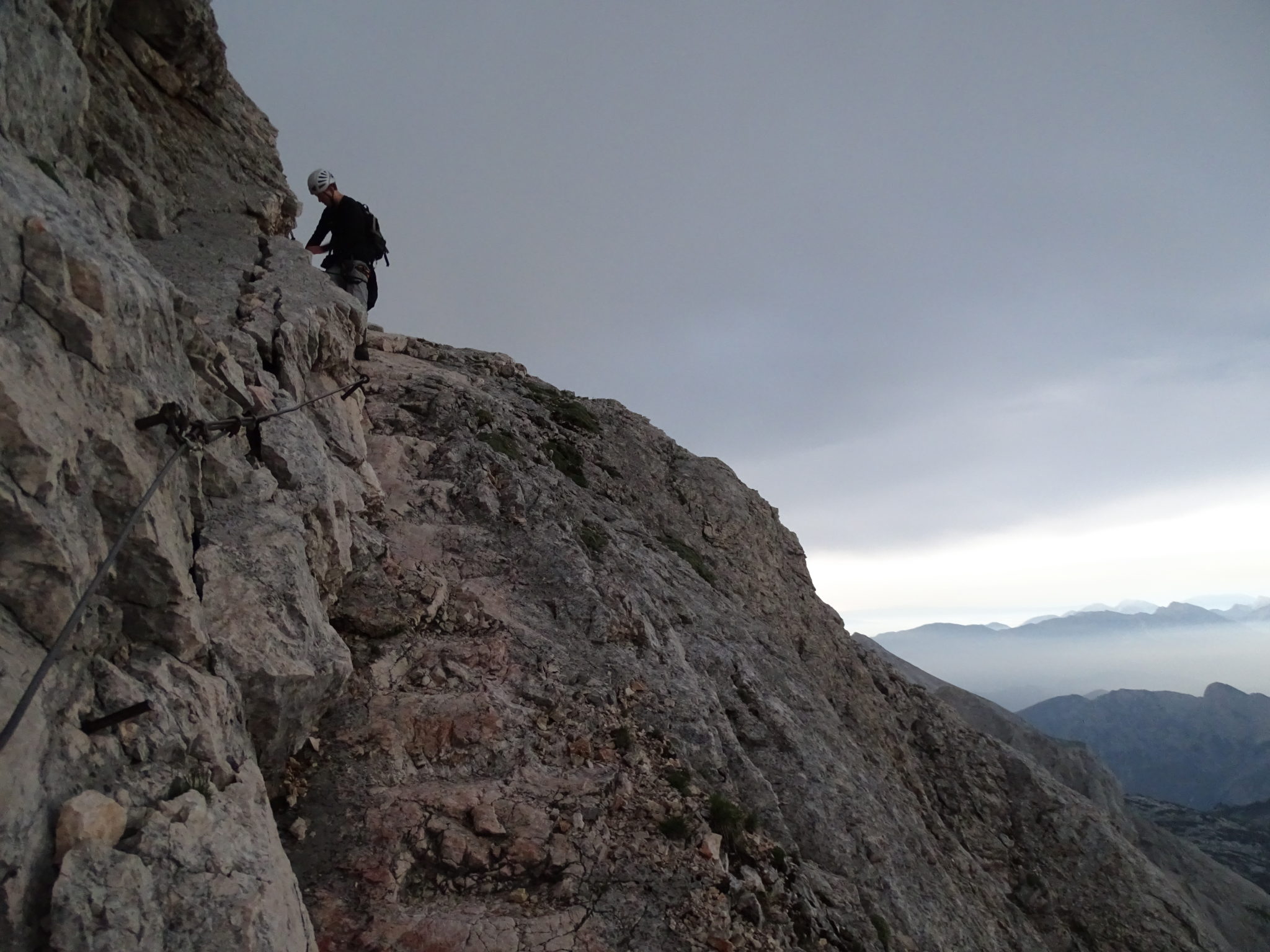 Climbing up to Triglav