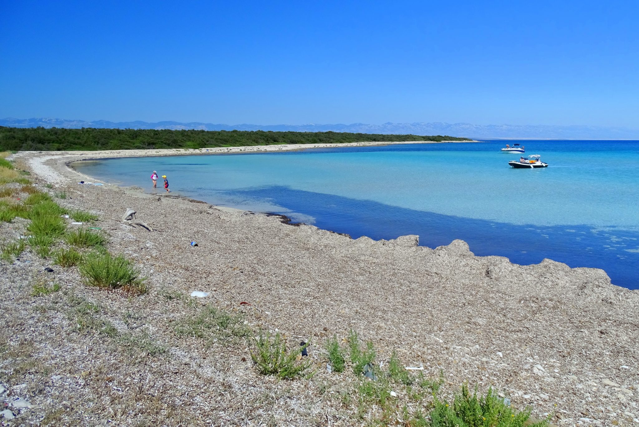 A wild beach on the Olib Island, Croatia