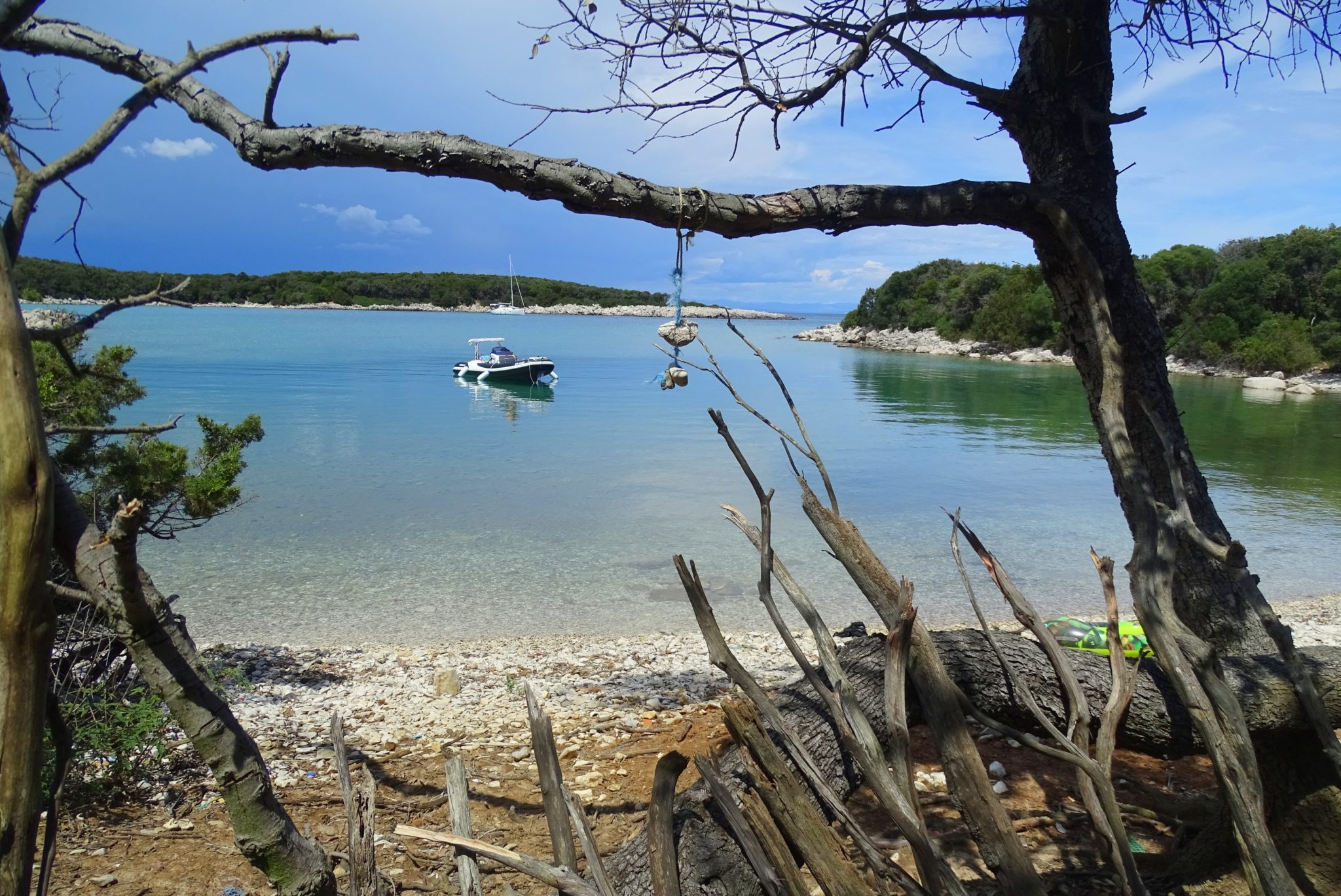 A beach somewhere along Punta Križa, Cres