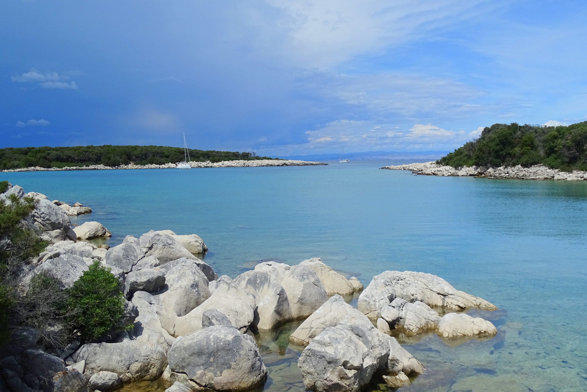 A beach somewhere along Punta Križa, Cres