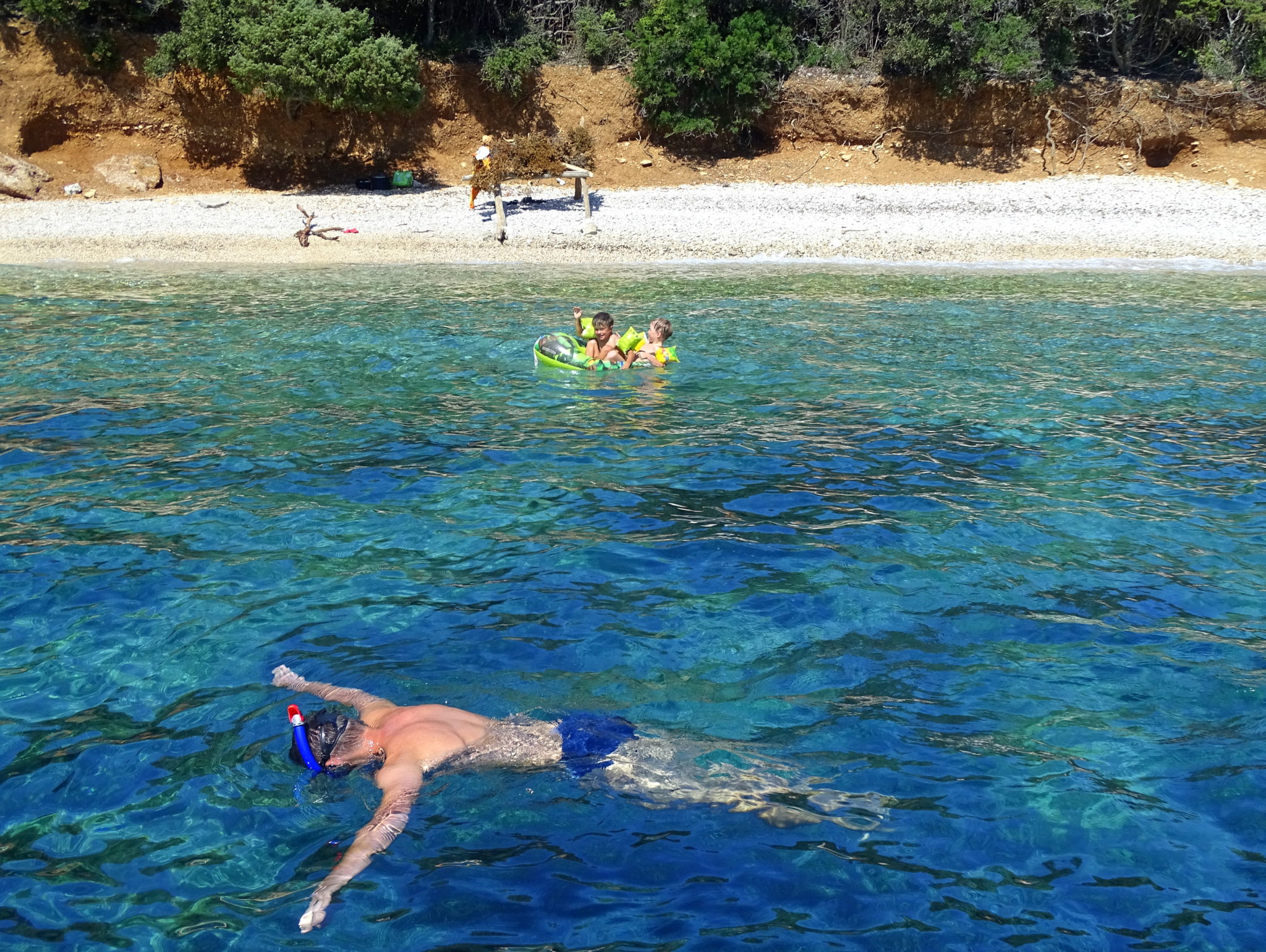 Somewhere along the western coast of Lošinj