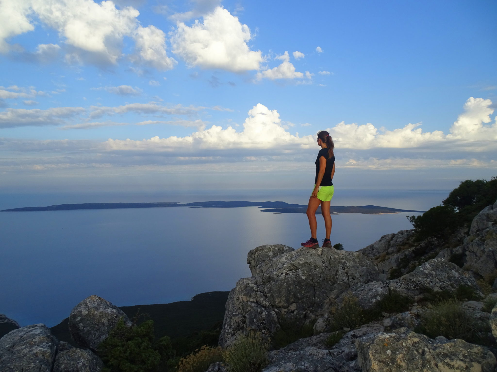 Views from Lošinj's highest peak Televrin, 588 m