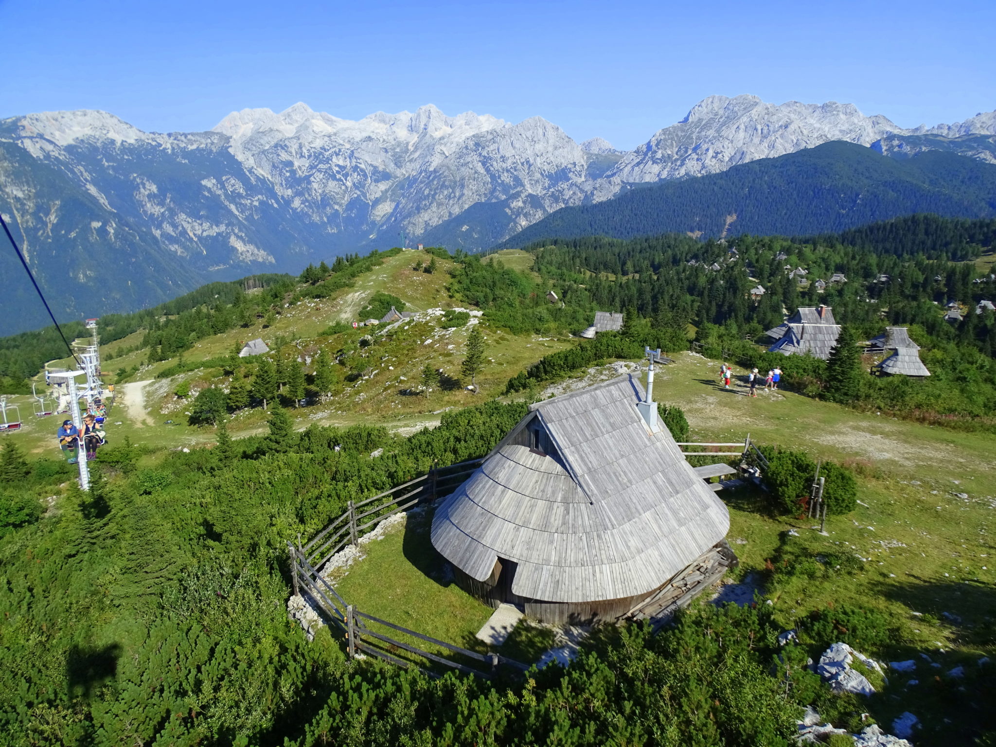 A shepherd's building on Velika Planina