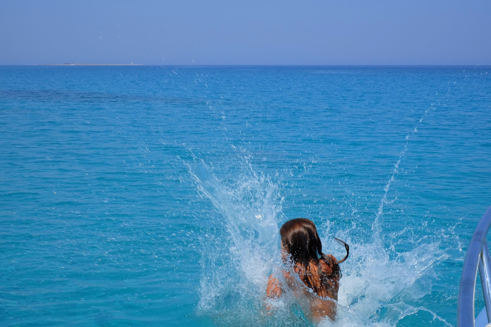 Swimming, Olib, Croatia