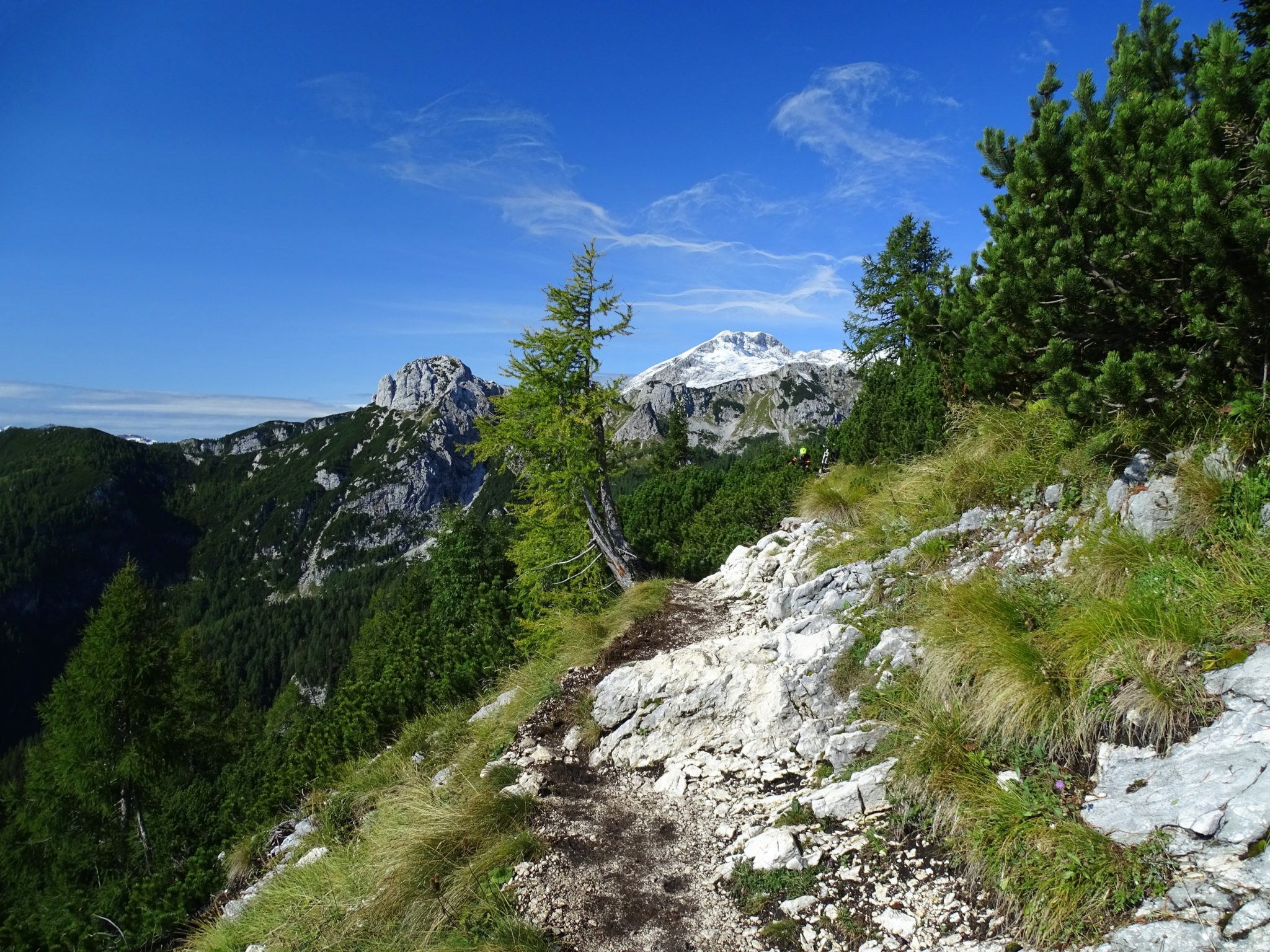 Julian Alps, trail to Vodnik Hut