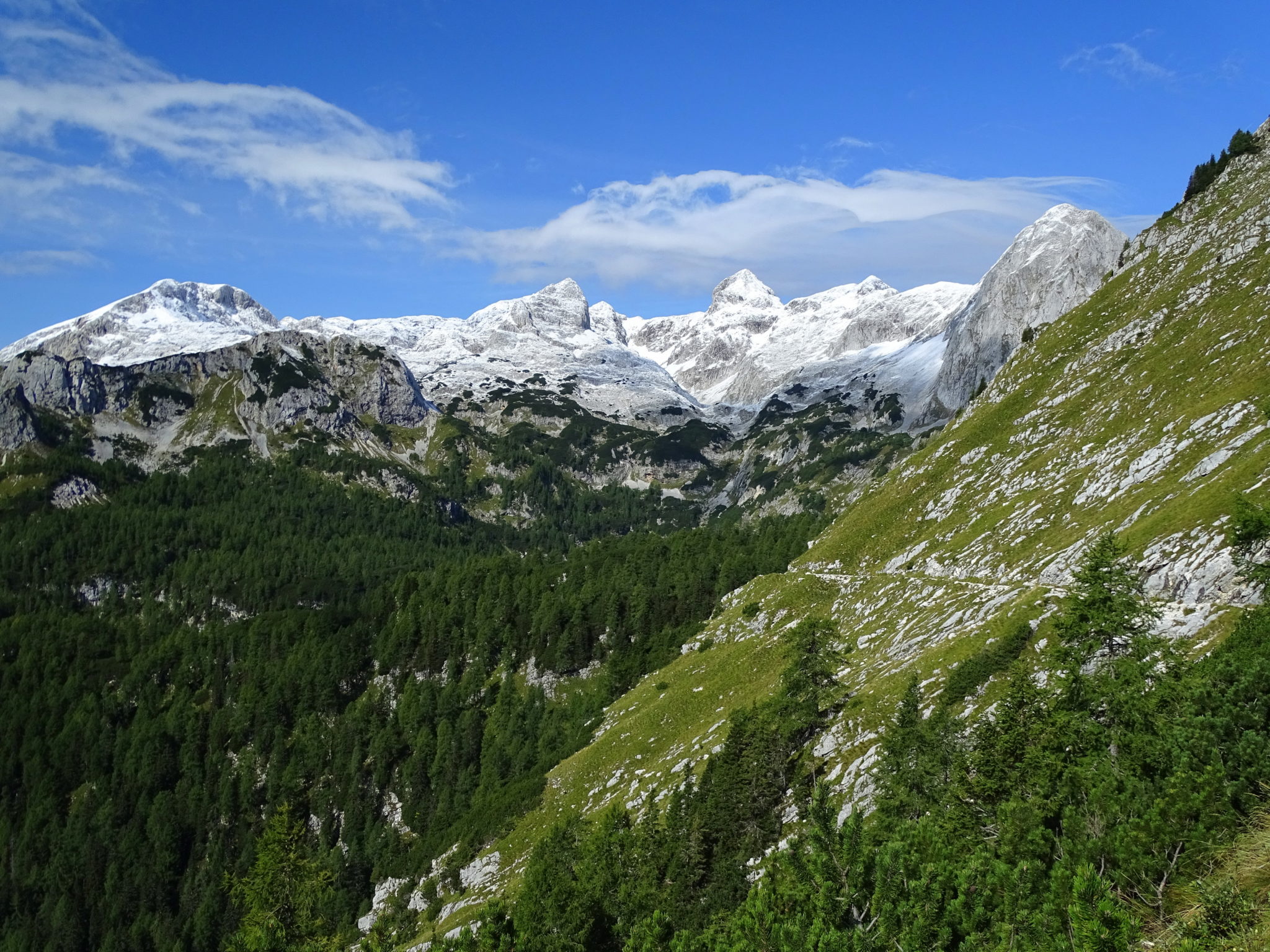 Julian Alps, trail to Vodnik Hut