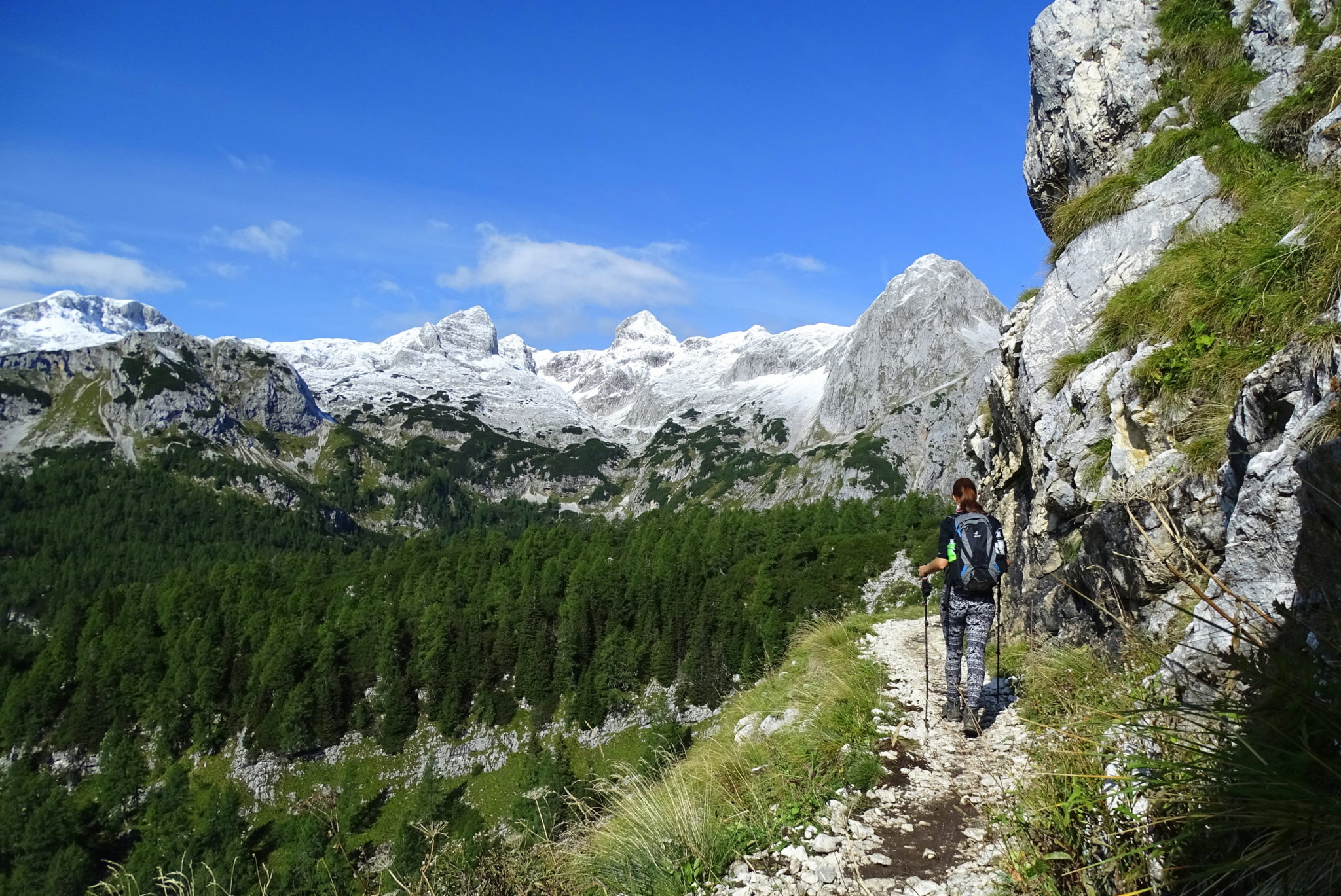 On the trail to Vodnik hut, Triglav National Park