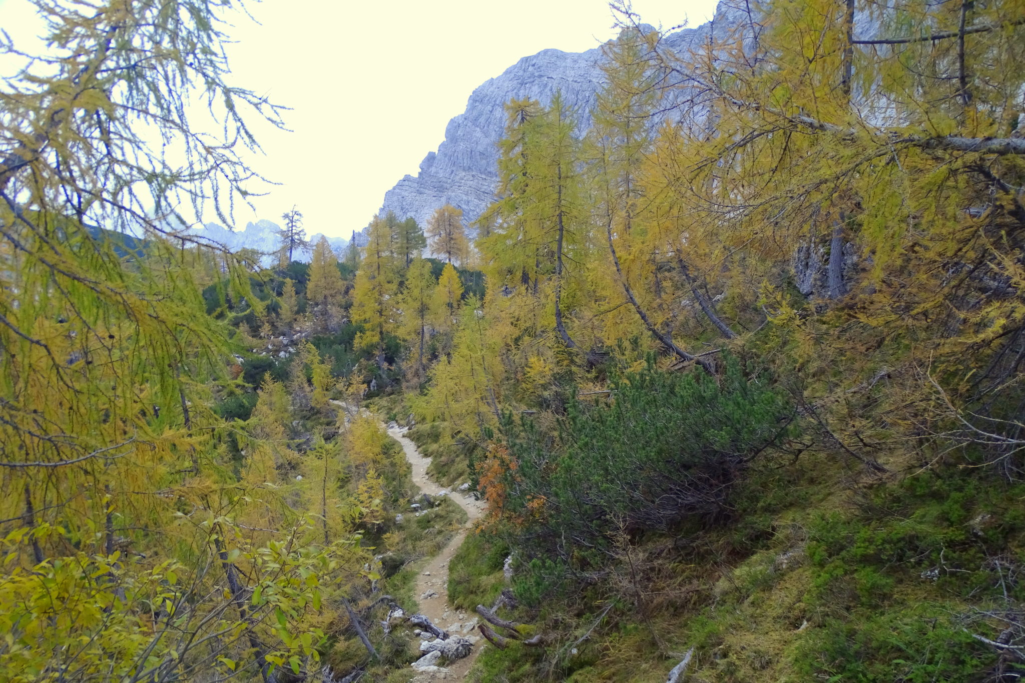 Trail from Slemenova Špica to Vršič Pass