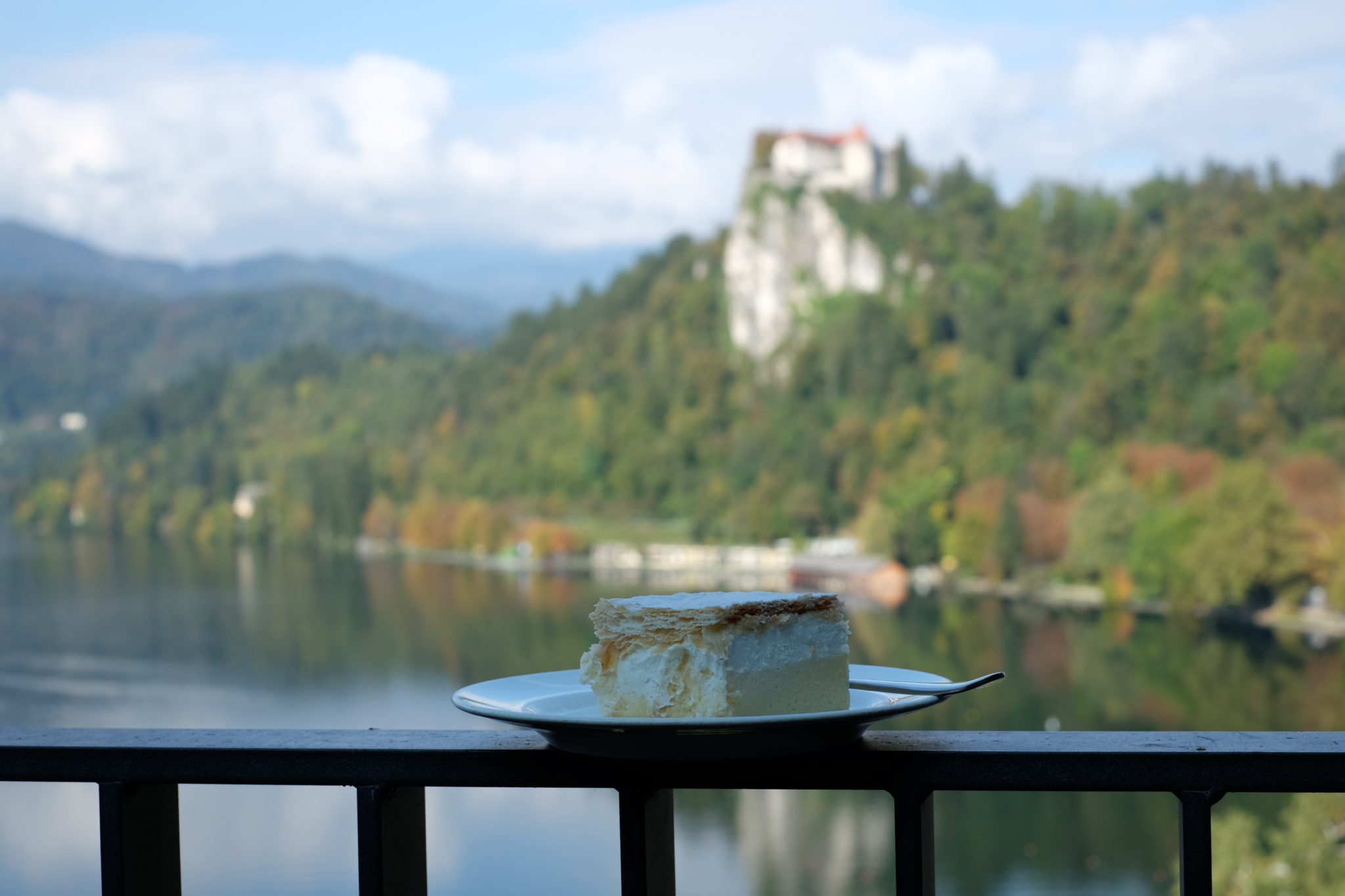 Cream cake Kremšnita in Bled