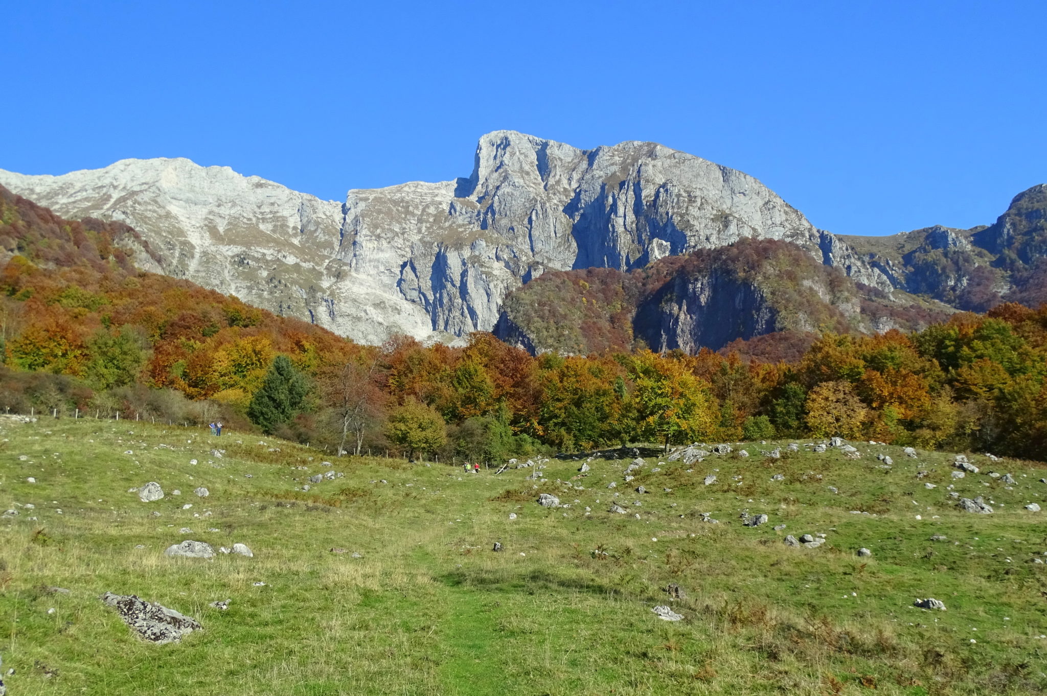 Beautiful Mt. Krn from a little above Drežnica