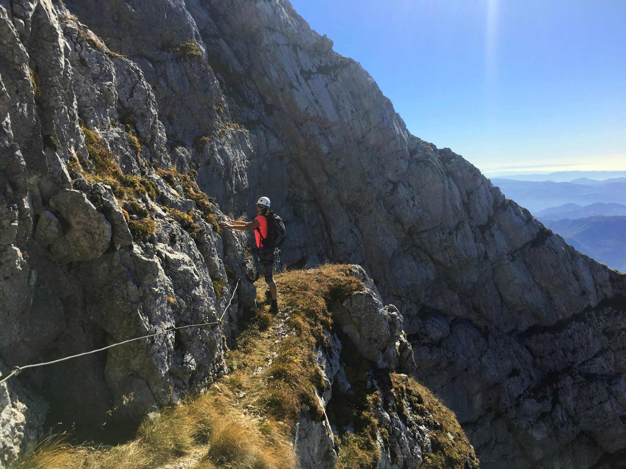 Tackle the Silvo Koren Route with via ferrata gear