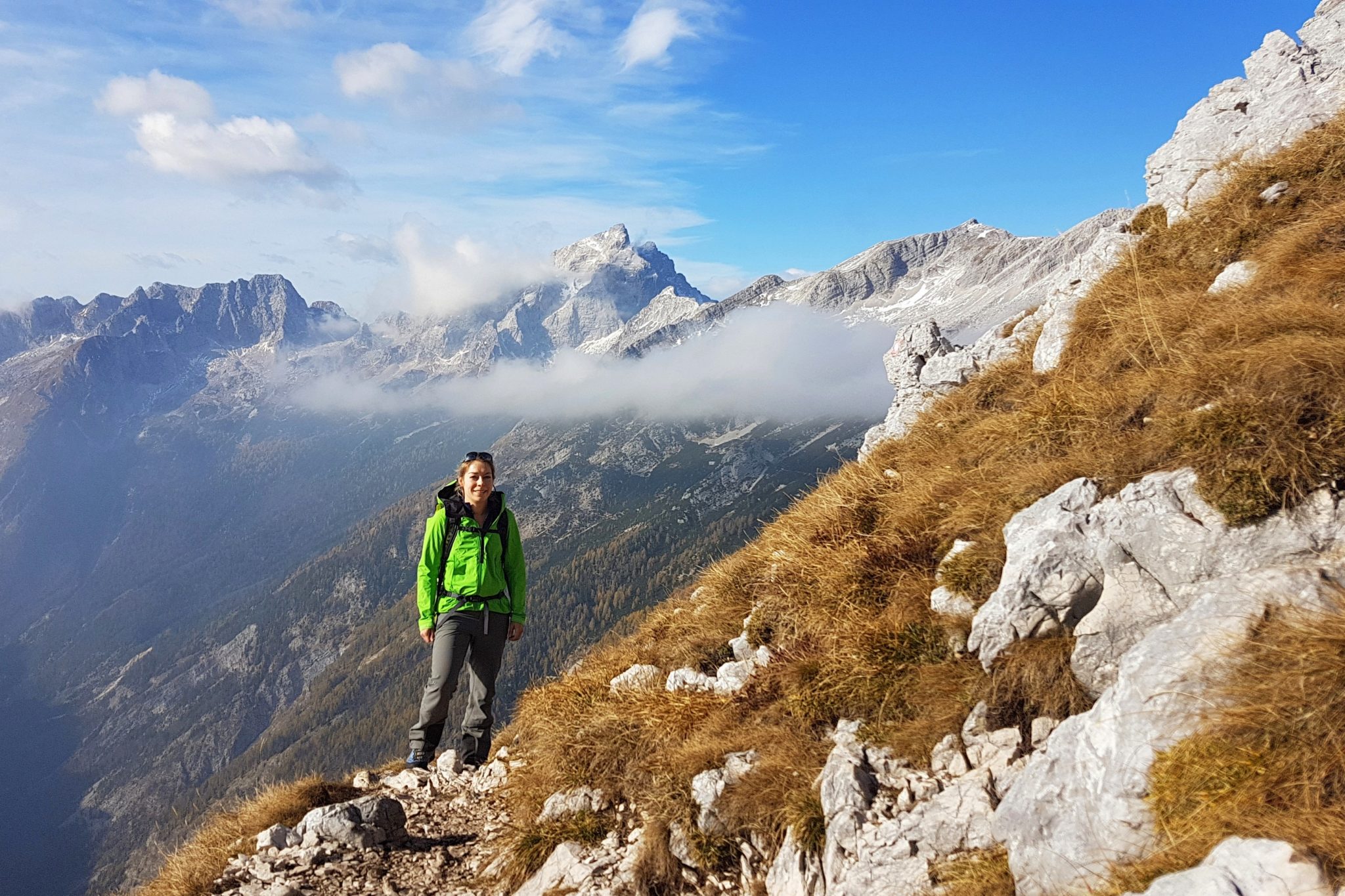 Hiking to Prisojnik, Julian Alps, Slovenia