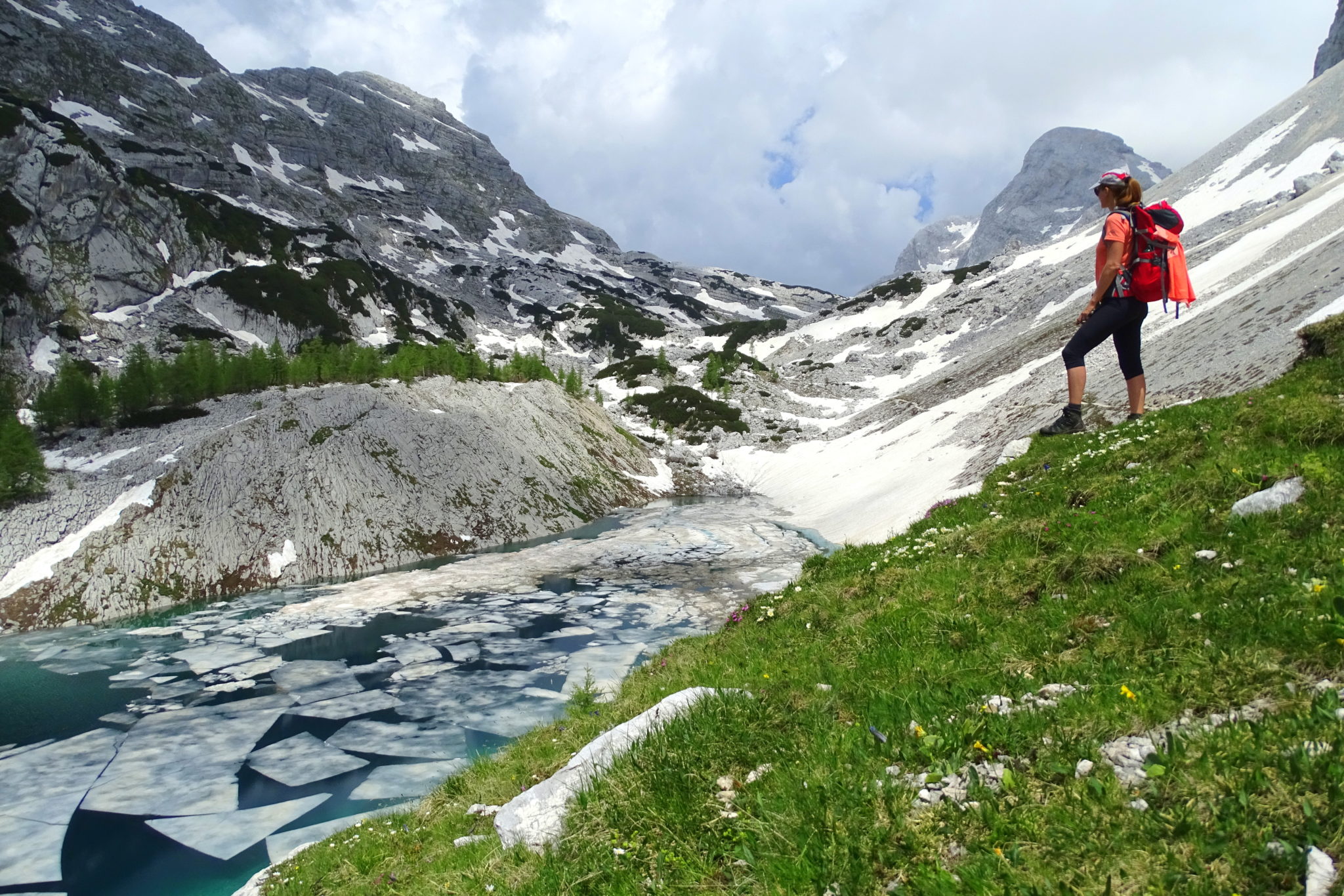 Triglav Lakes, the Big Lake, Julian Alps, Triglav, Slovenia