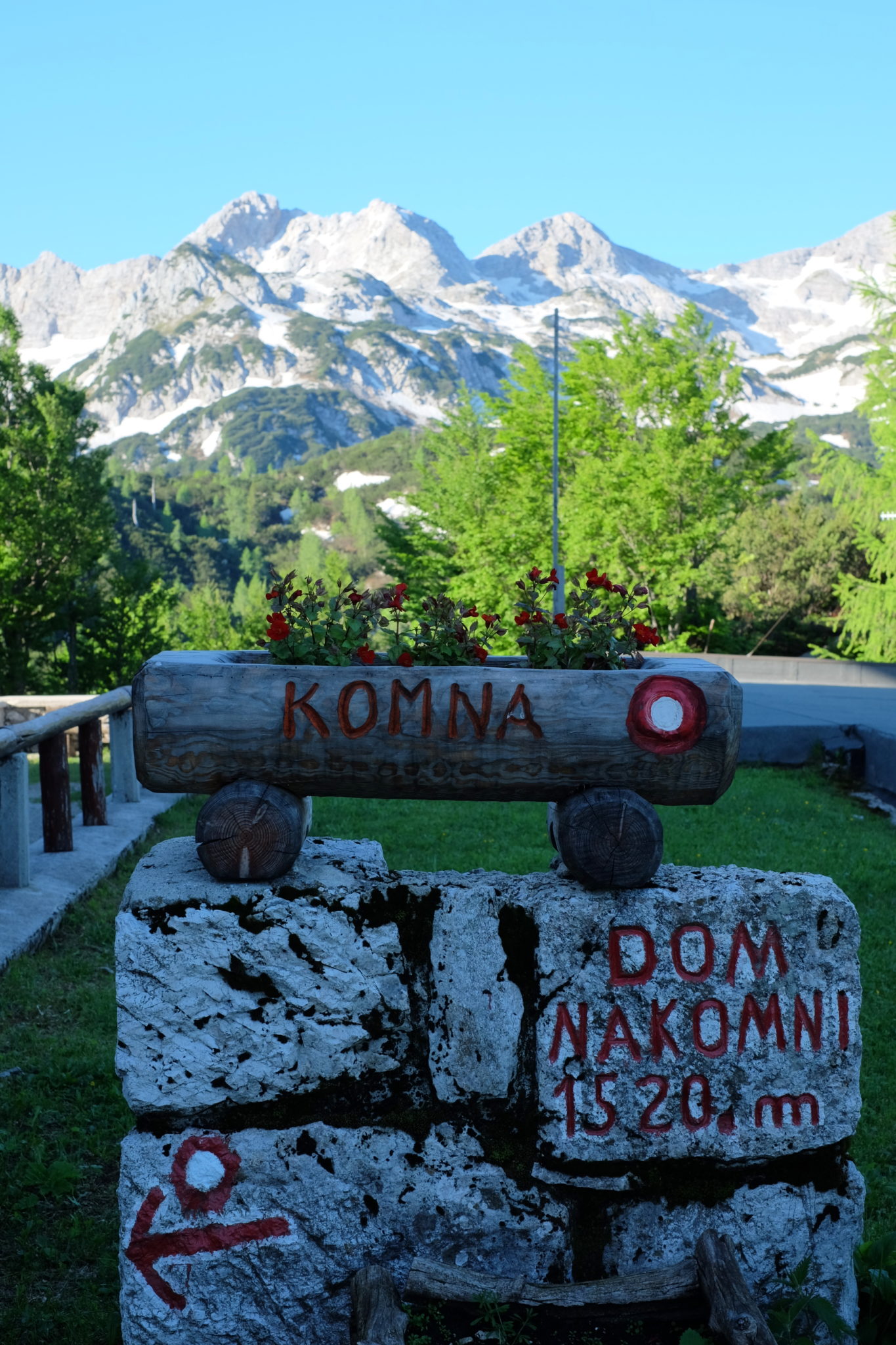 The views from the Komna Hut, Julian Alps, Slovenia