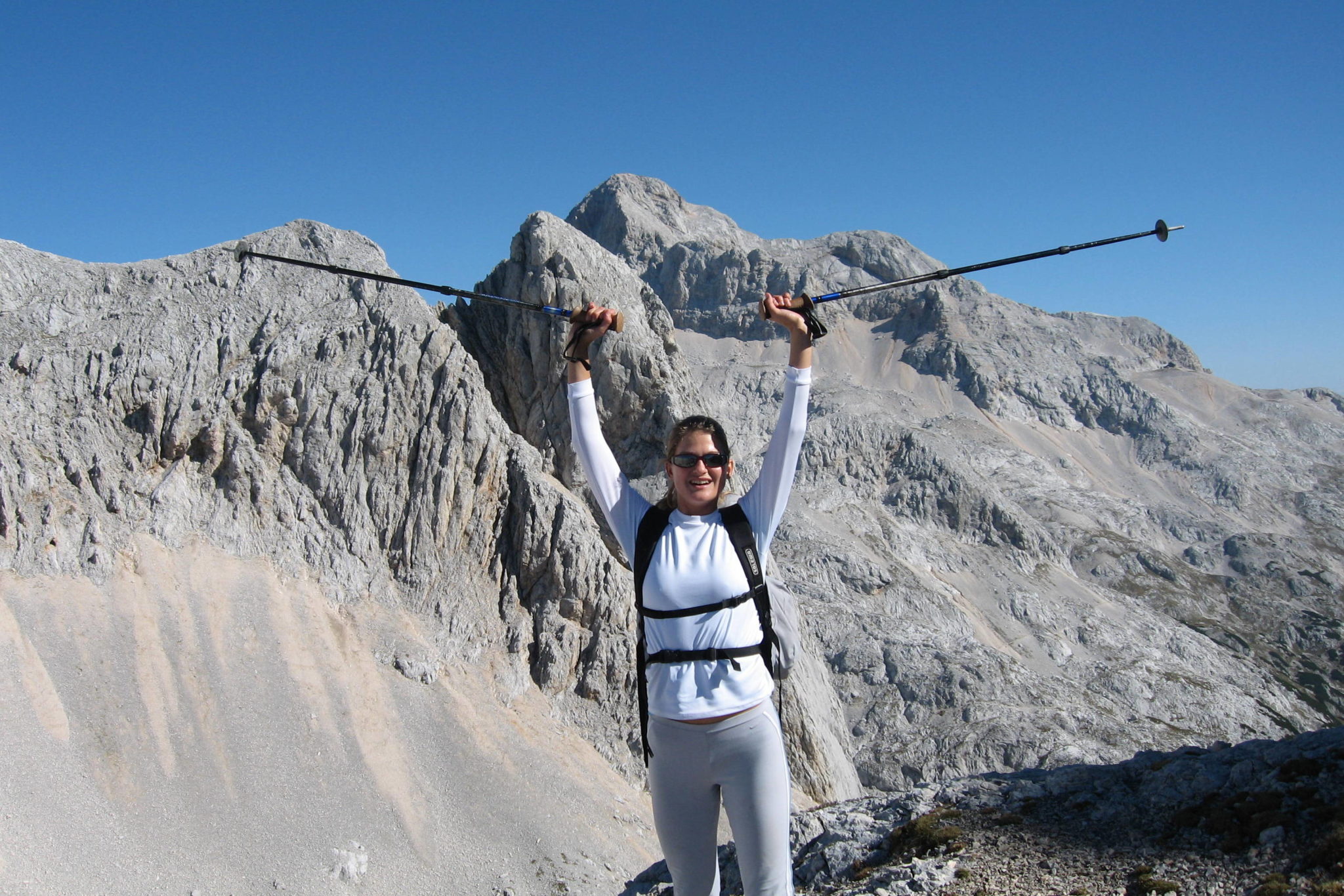 Hiking over the Triglav Lakes Valley to Triglav, Slovenia