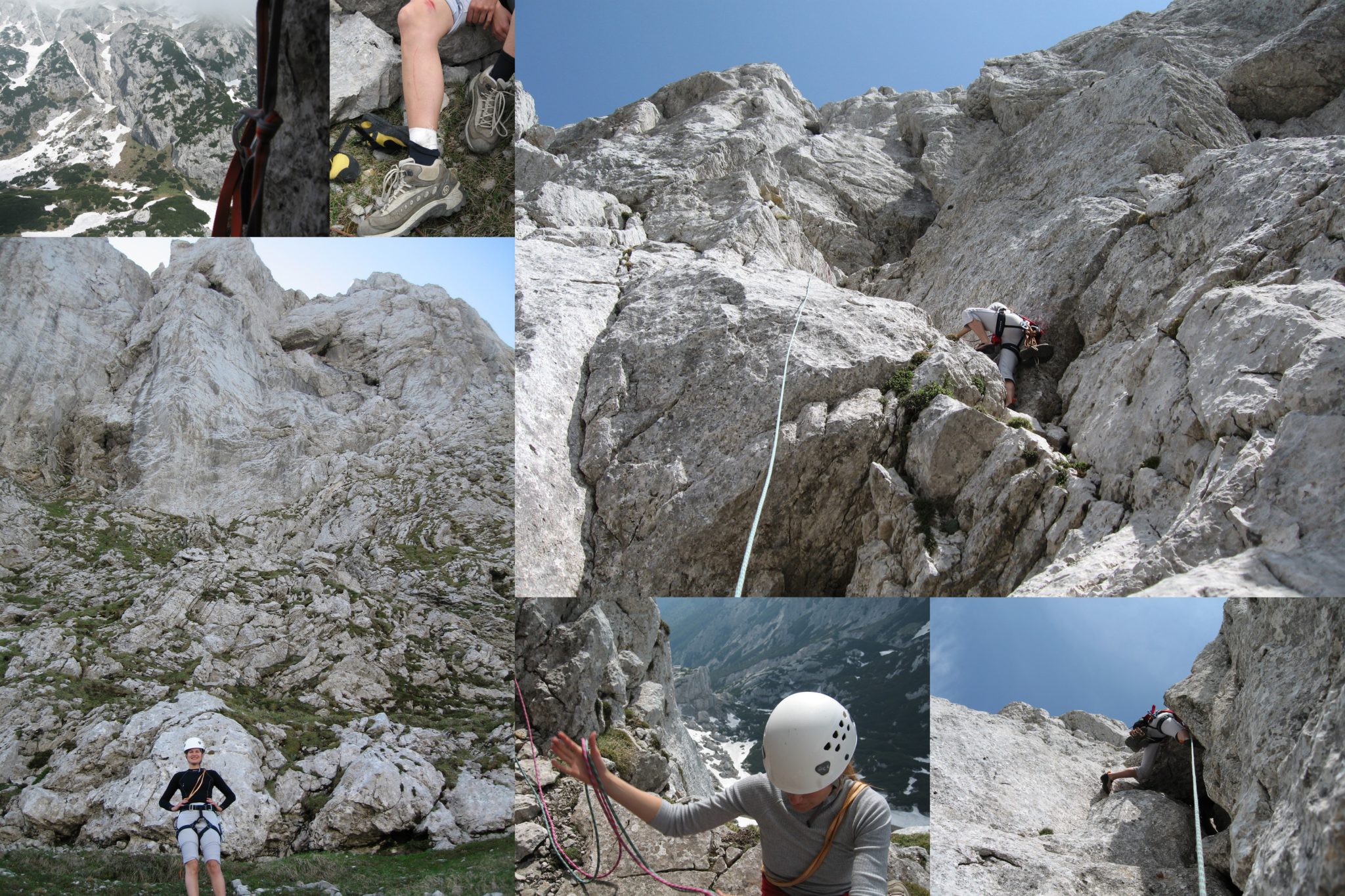 Alpine climbing in Lučki Dedec, the Kamnik-Savinja Alps